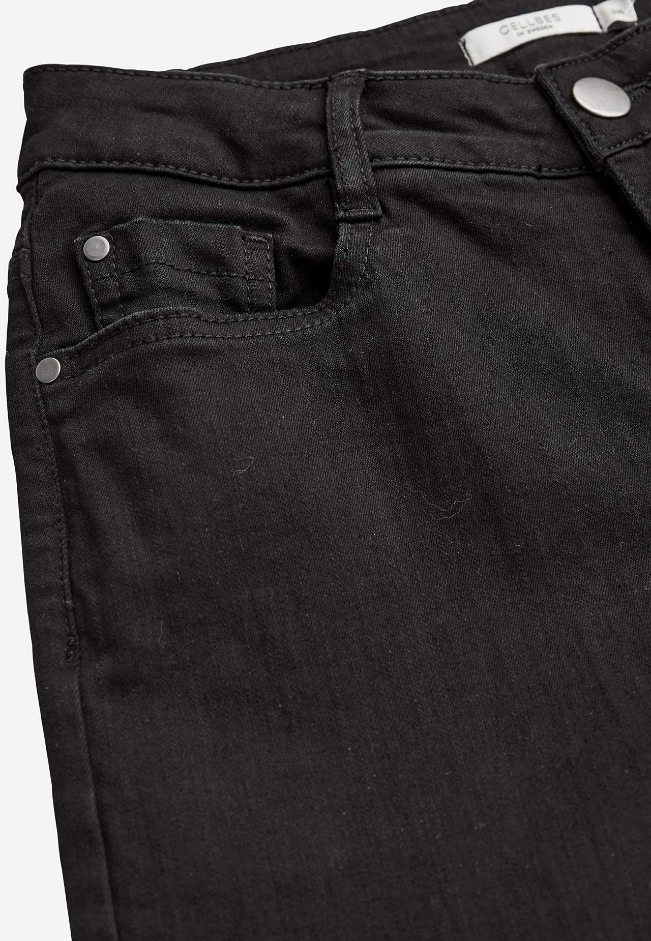 Brede, lange jeans med høj talje