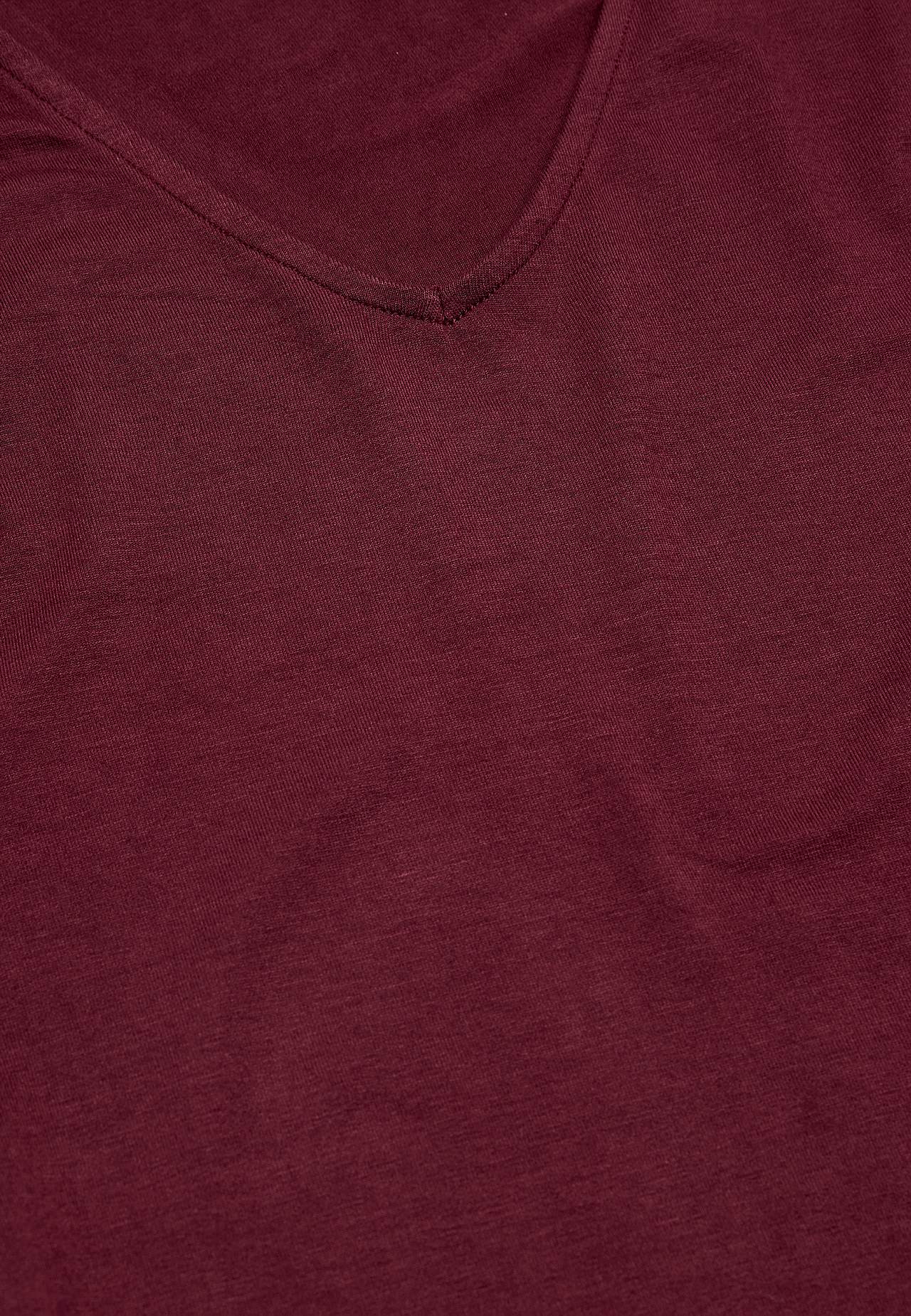 Jerseytop med flagrende ærmer