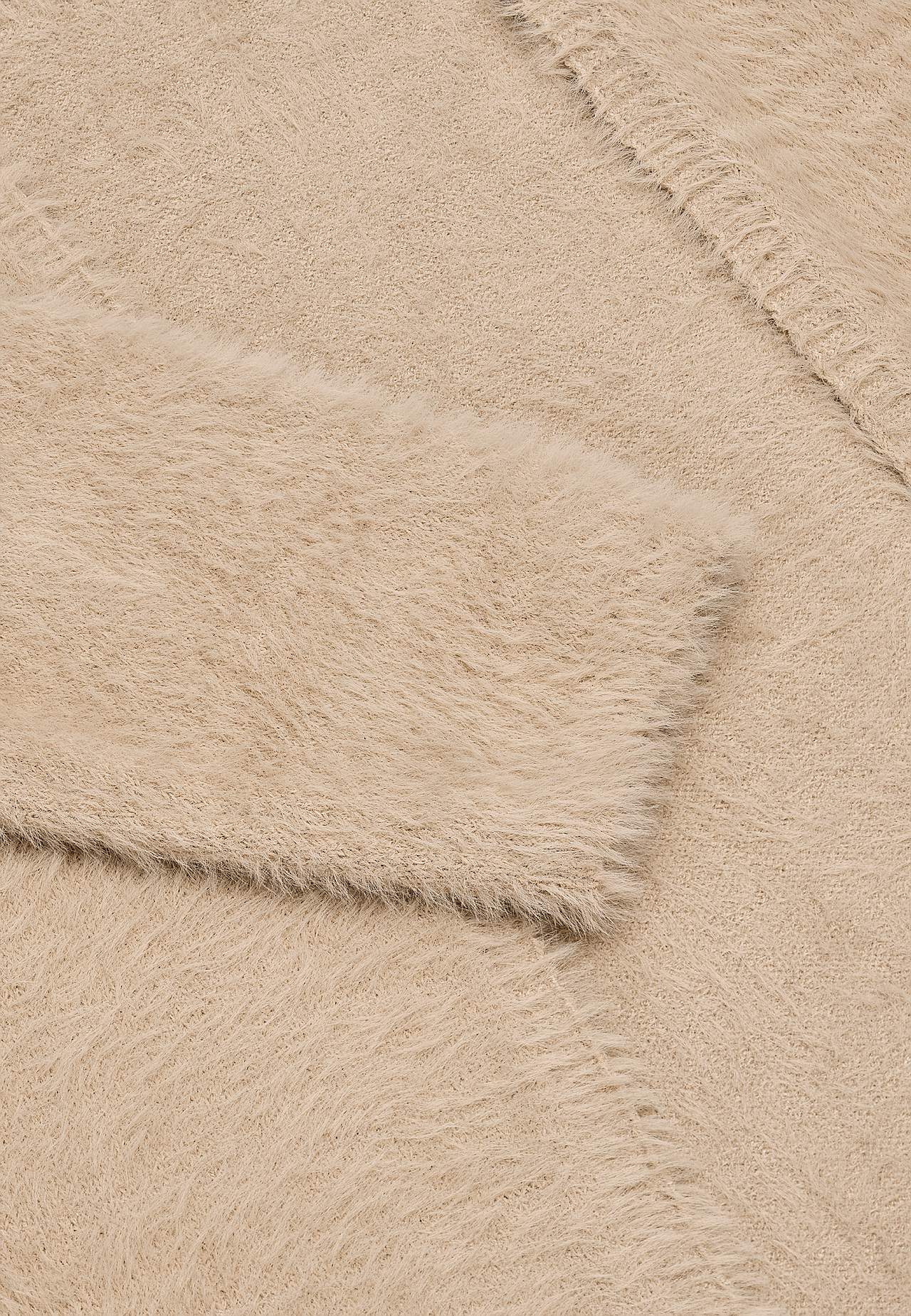 Strikket, åben cardigan