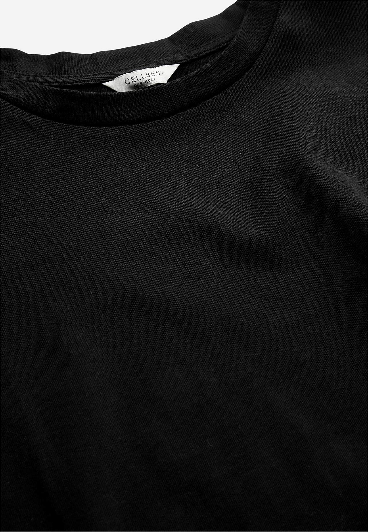 T-shirt i kraftig bomuldsjersey