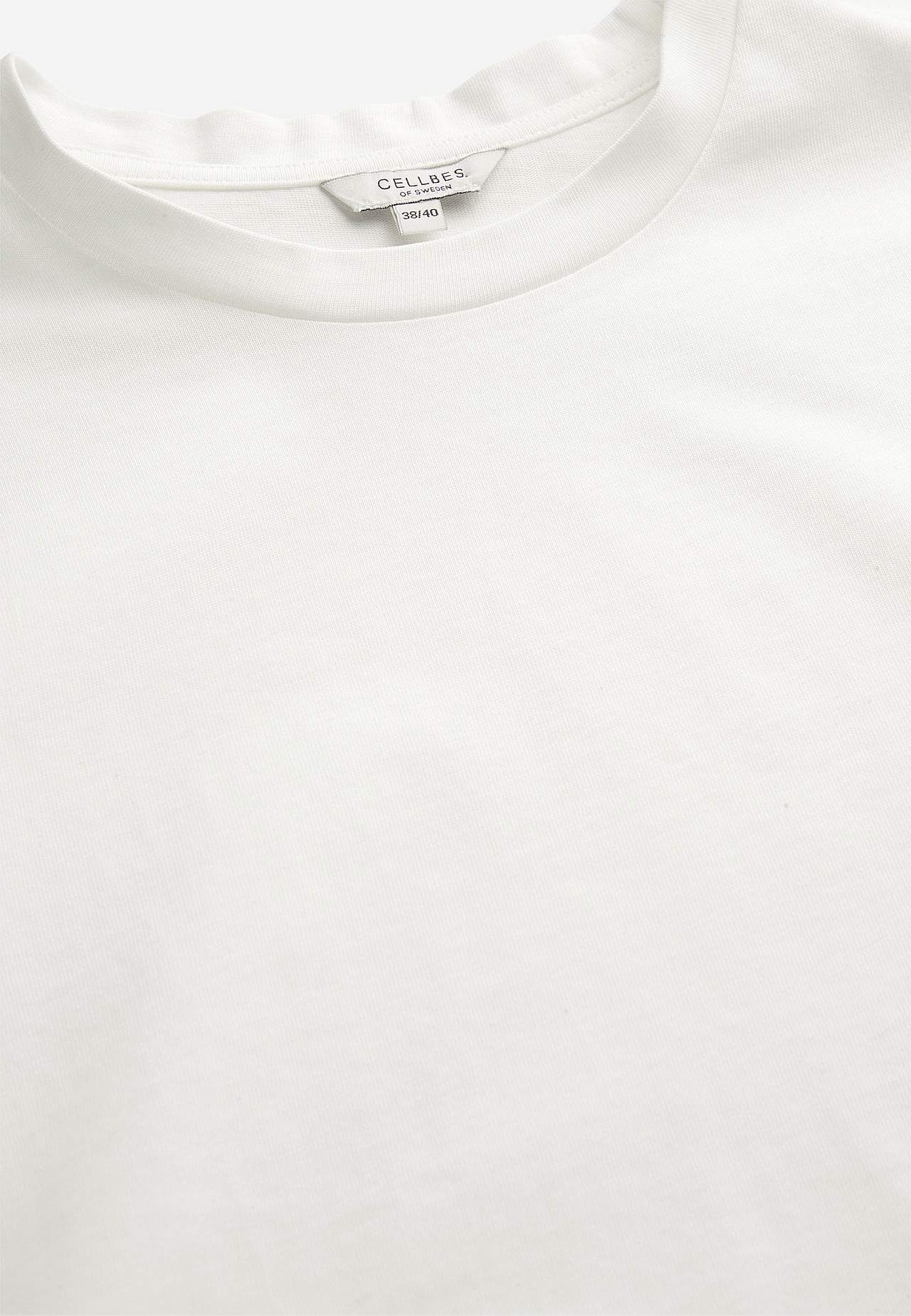 T-shirt i kraftig bomuldsjersey