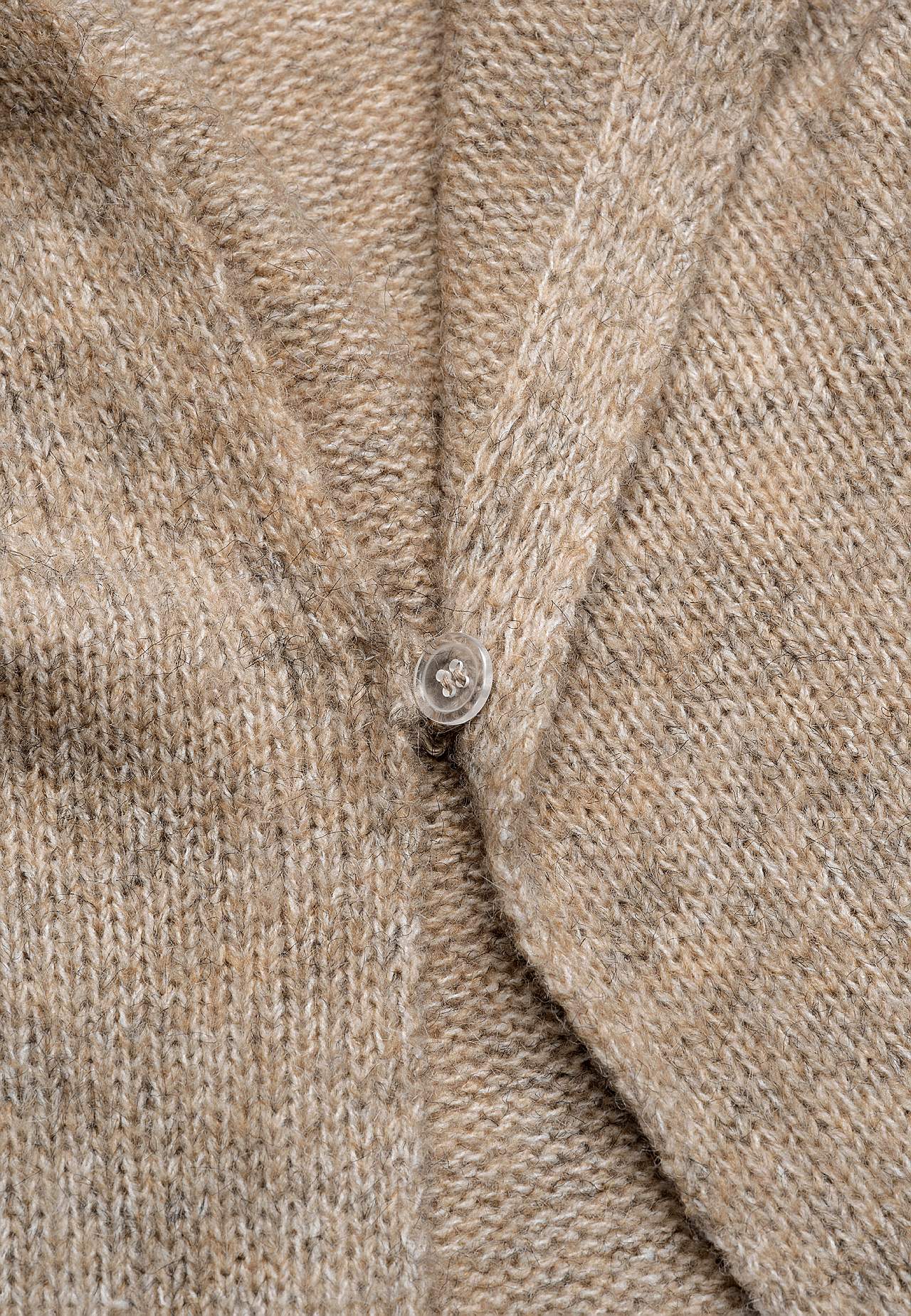 Strikket, lang cardigan