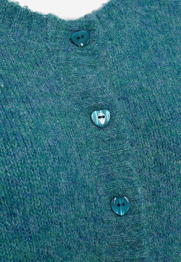 Strikket, blød cardigan