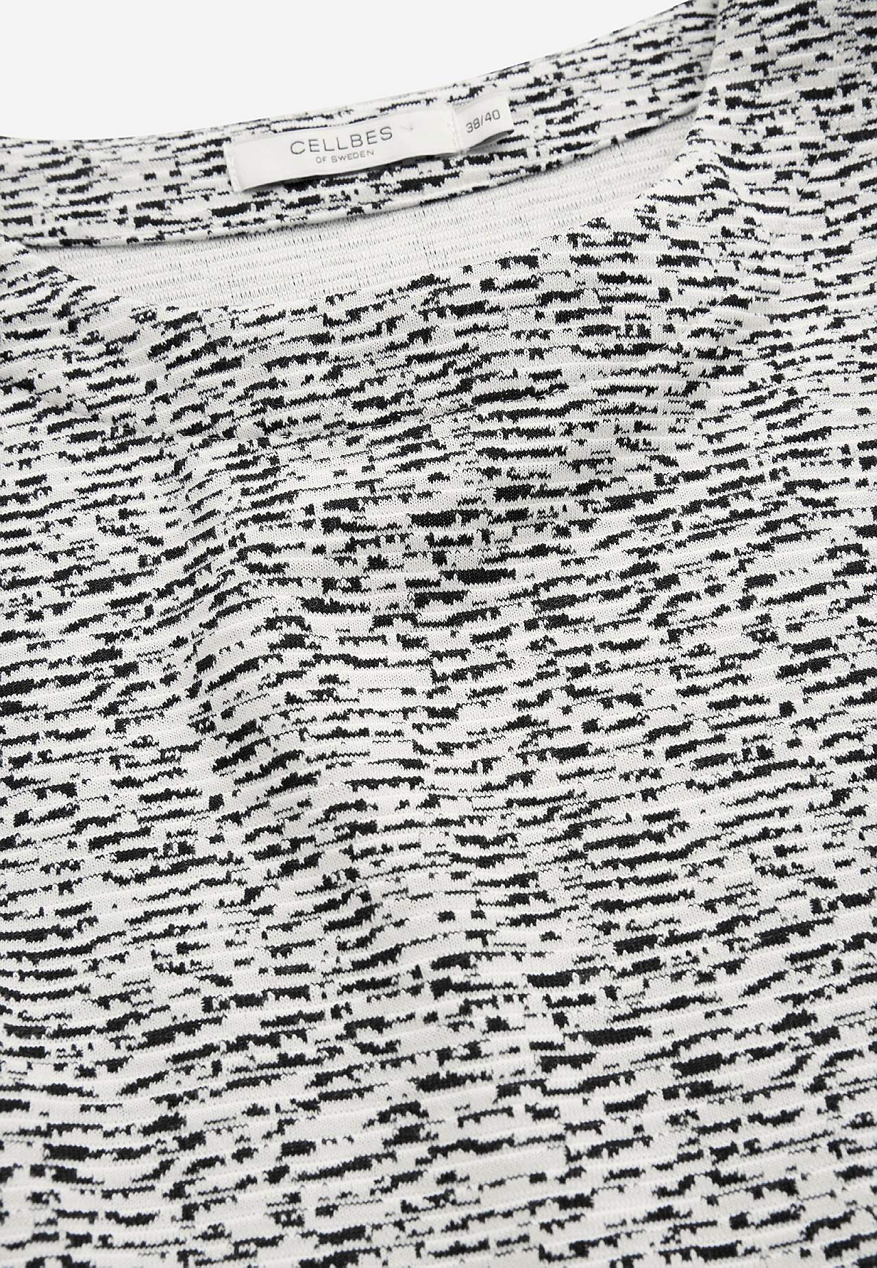 Jerseytunika med slidser