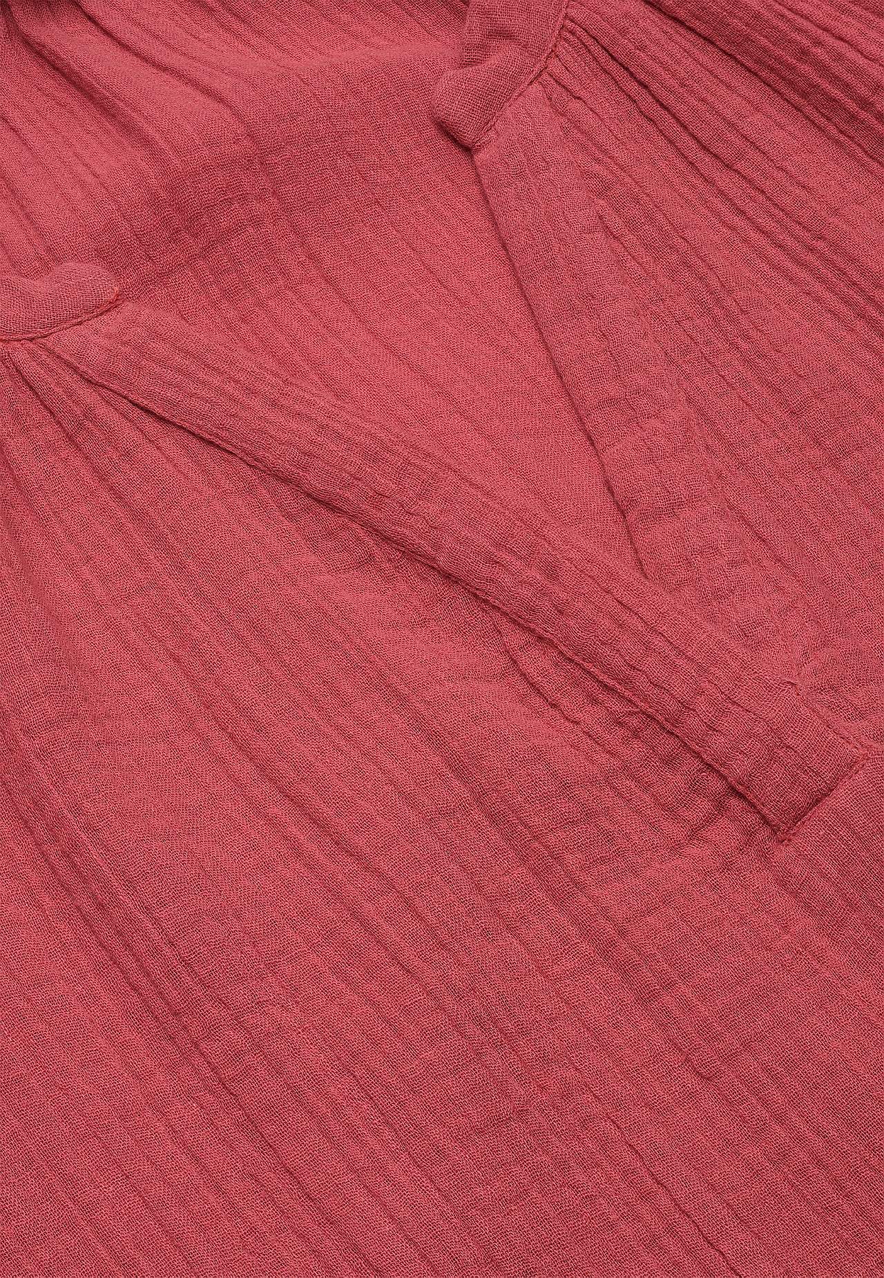 Tunika i rynket bomuld