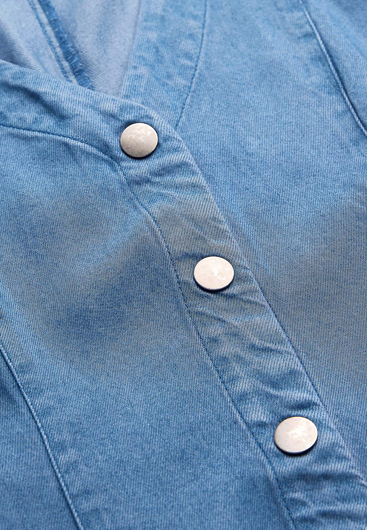 Ultrablød Premium cowboykjole med knapper