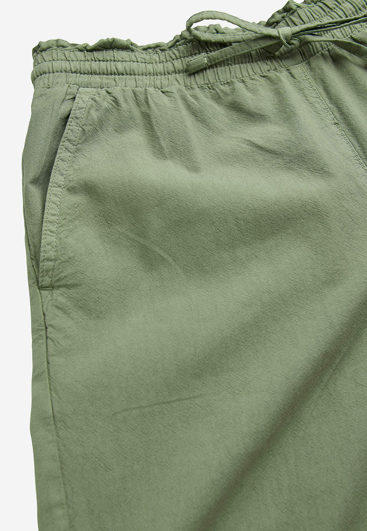 Bukser i vasket bomuld