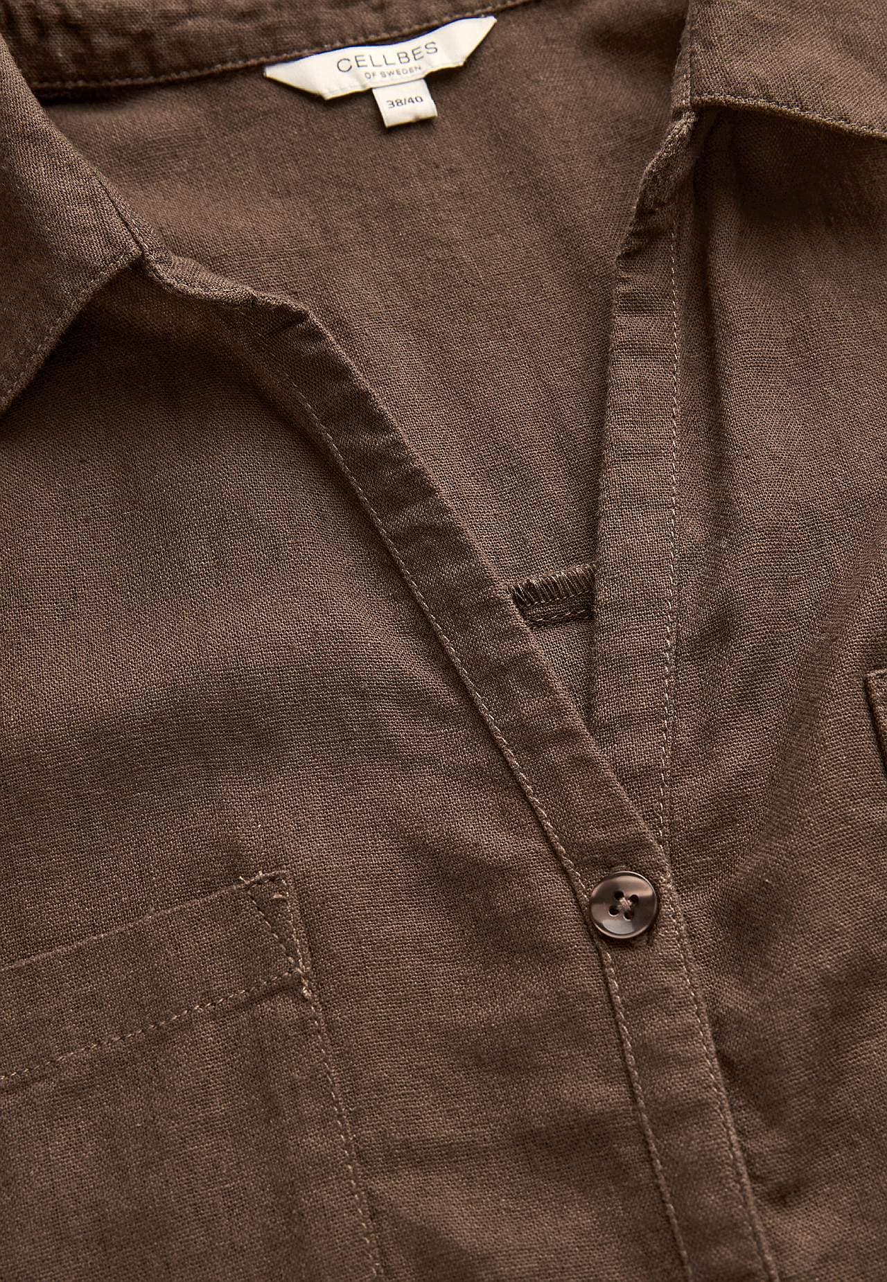 Hørtunika med lommer