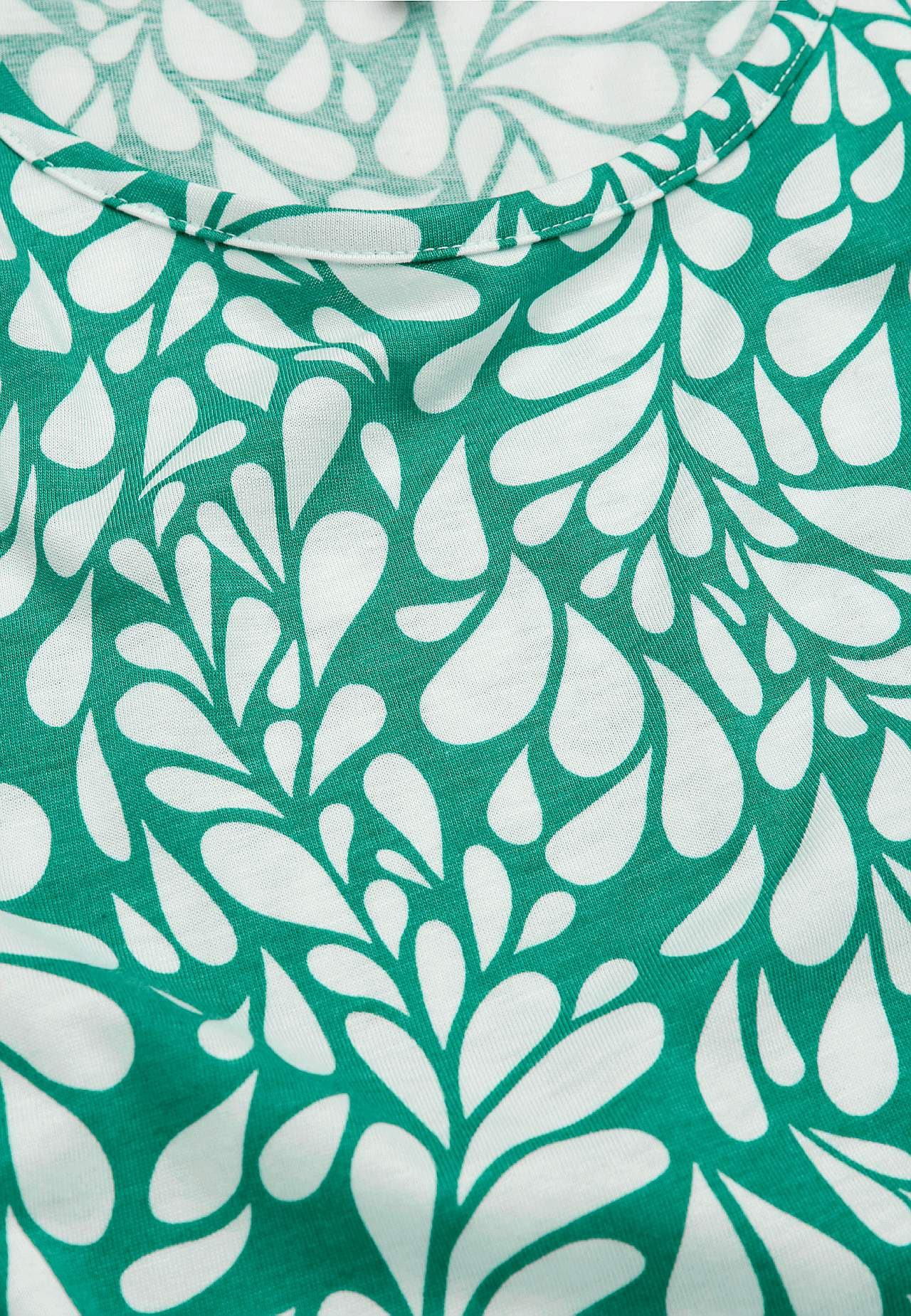 Jerseykjole med volant