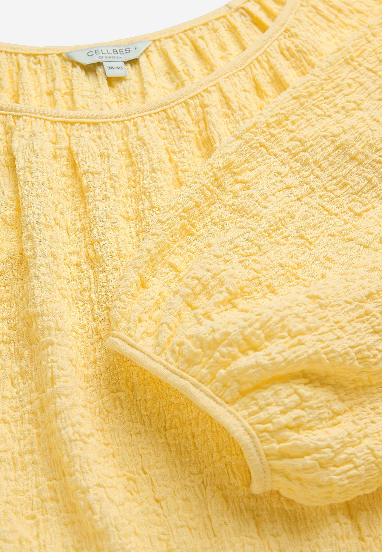 Jerseykjole med struktur