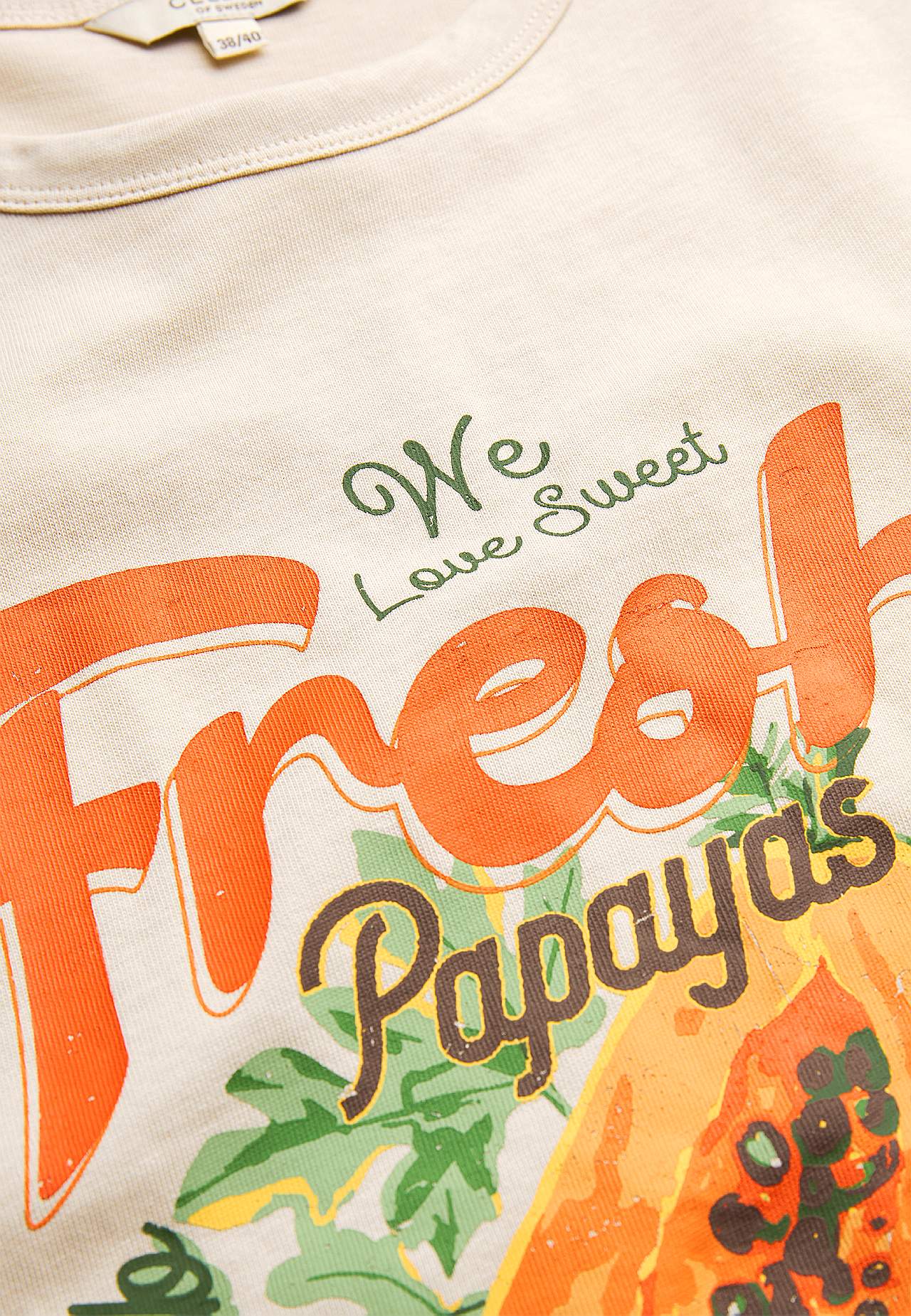 T-shirt i økologisk bomuld med tryk