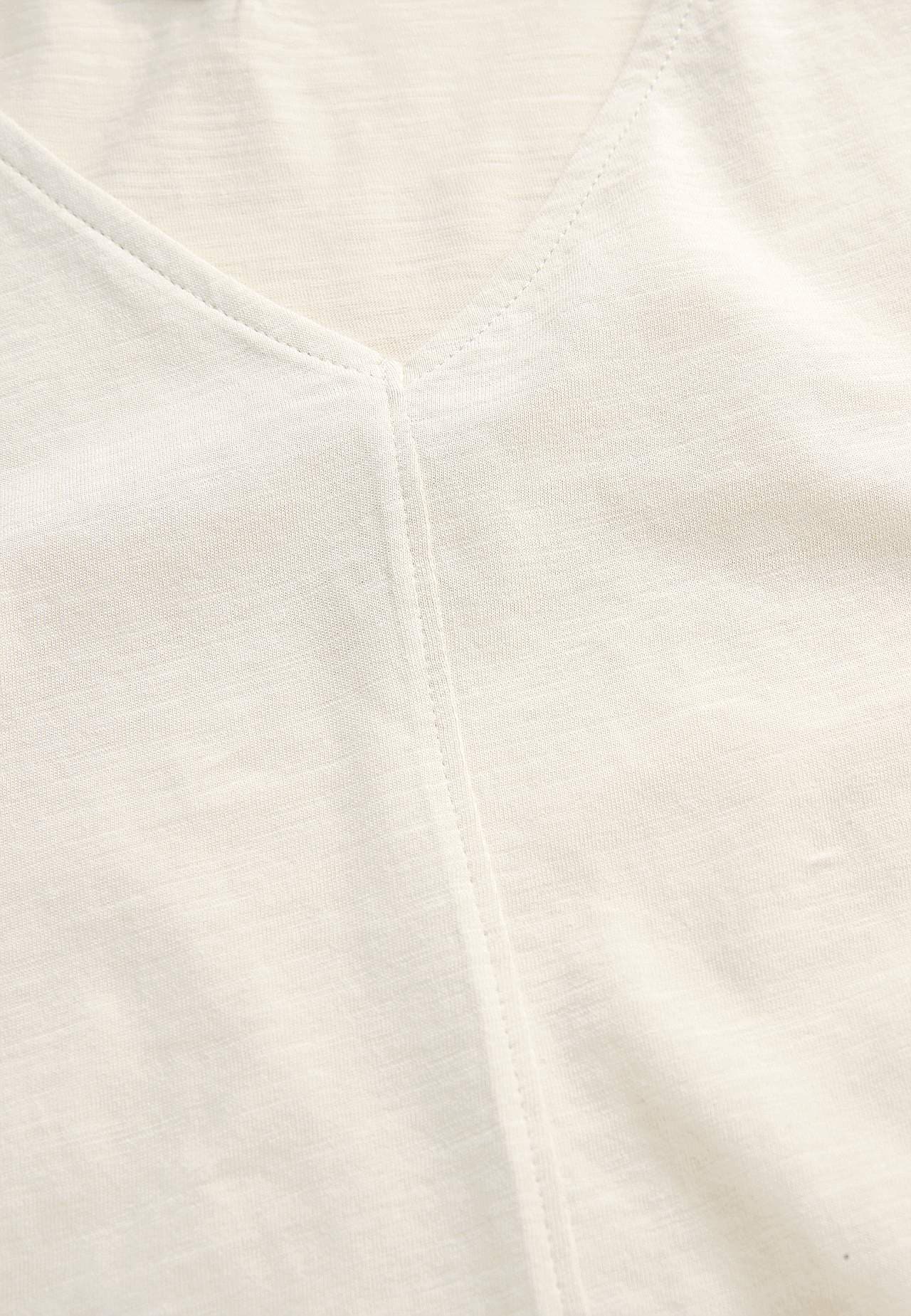 Ærmeløs jerseytop med v-udskæring