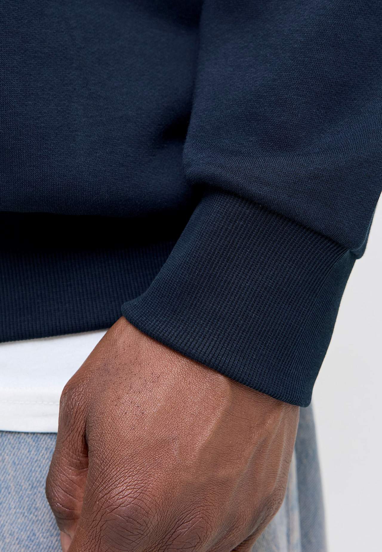 Hættetrøje med tryk