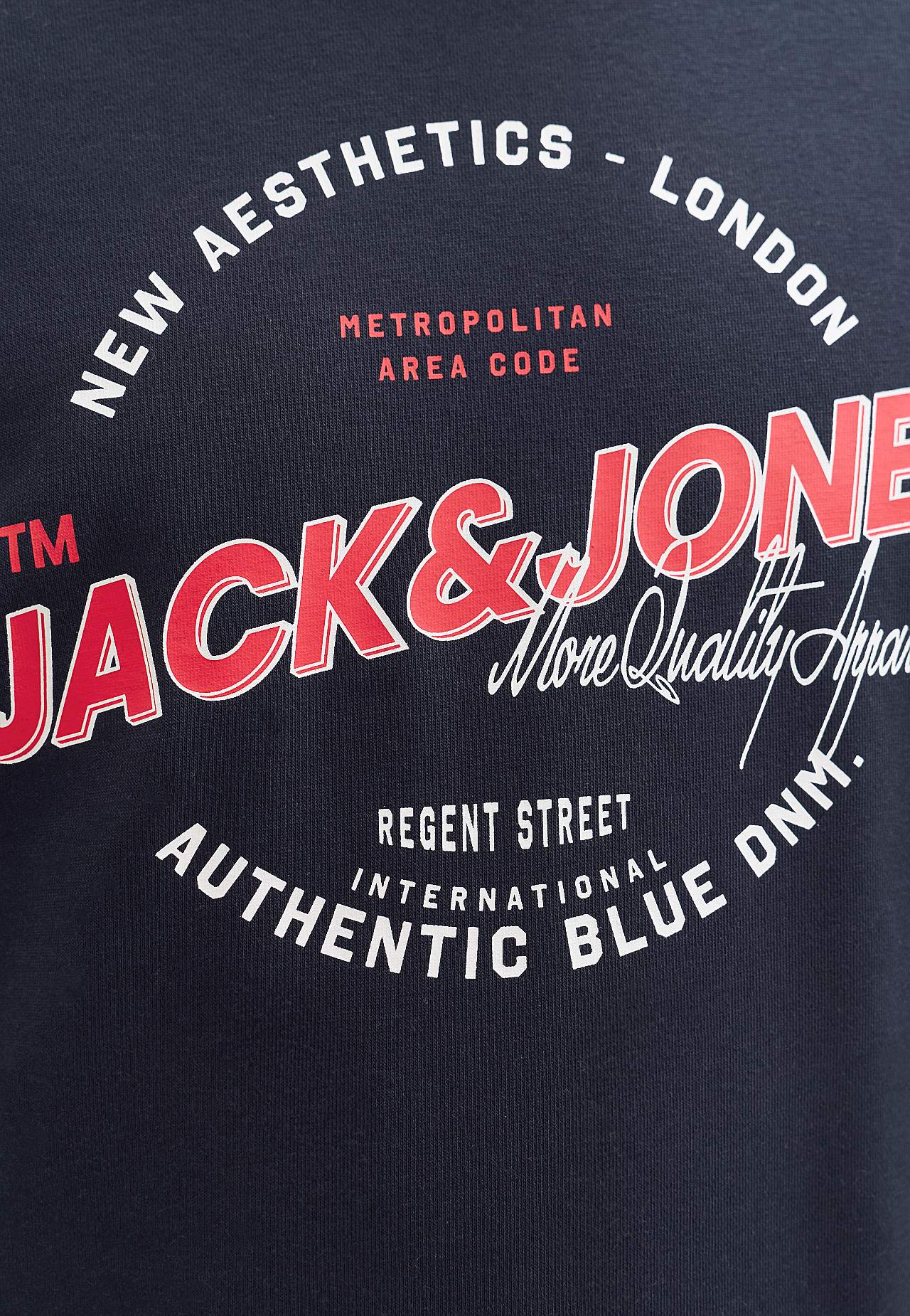 Hættetrøje med tryk