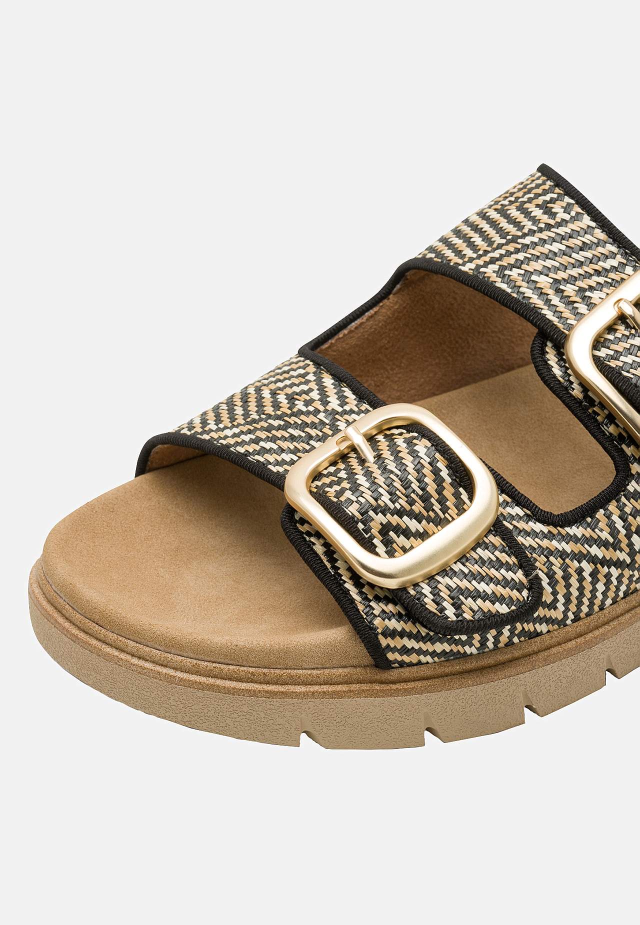 Sandal med justérbare remme