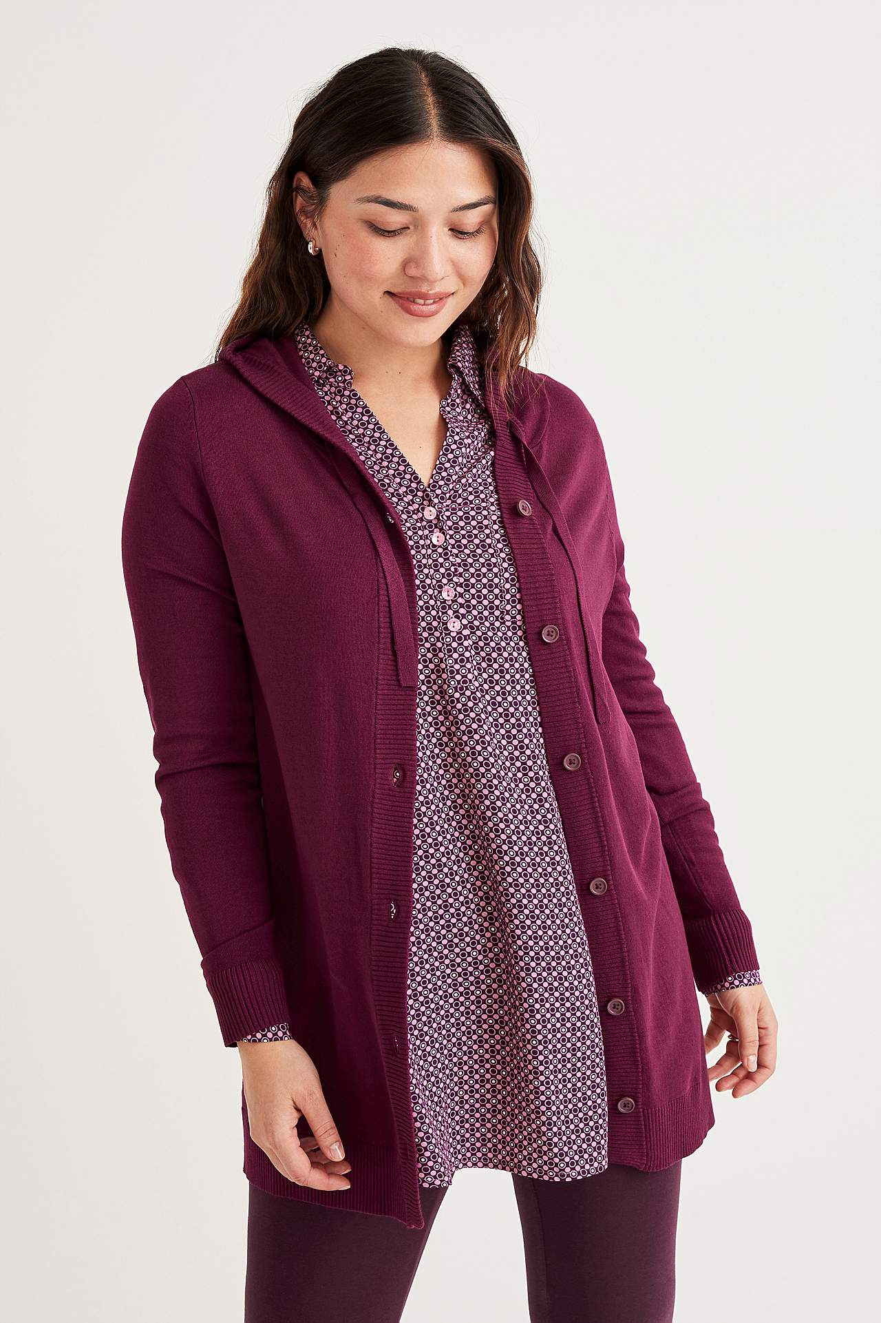 Tunika med skjorte krave