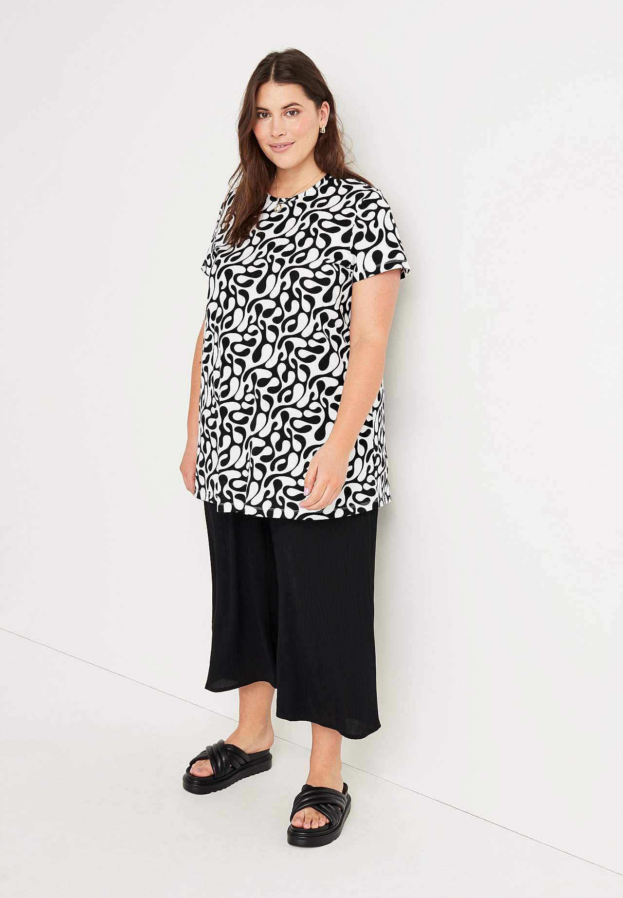 Kortærmet jerseytunika