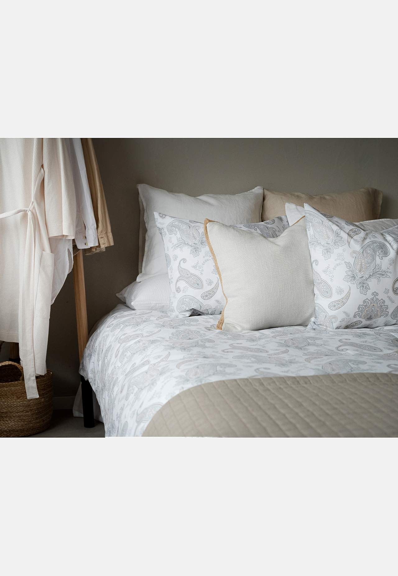 Sengesæt med et paisleymønster 150x210 cm