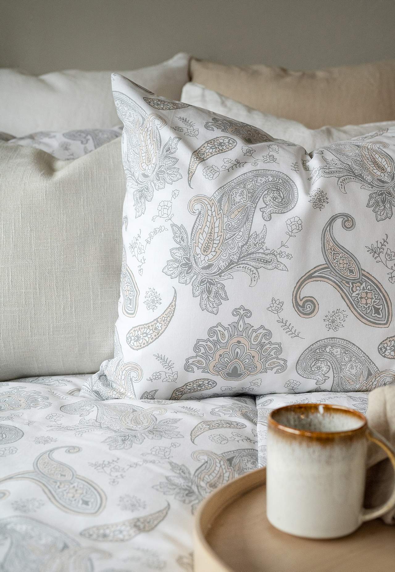 Sengesæt med et paisleymønster 150x210 cm