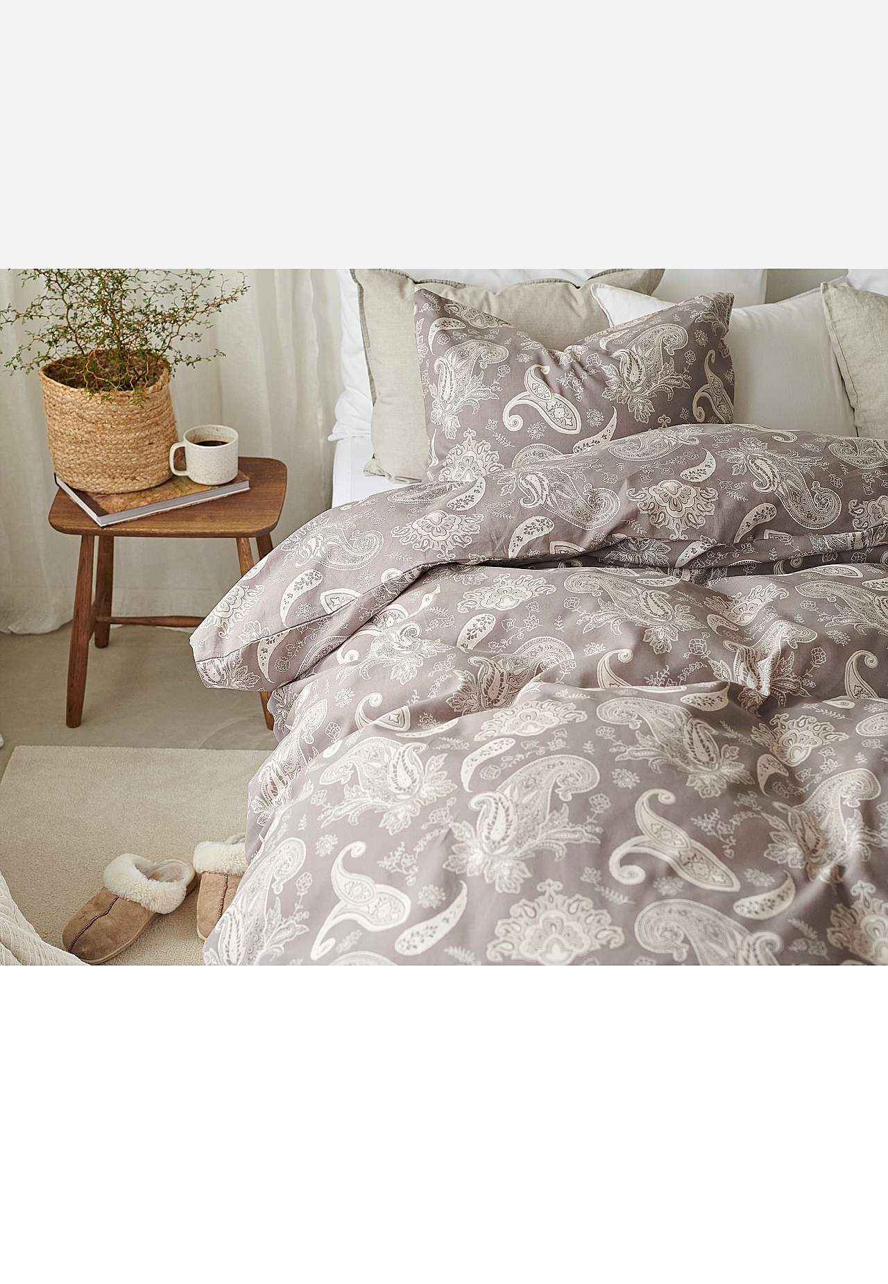 Sengesæt med et paisleymønster 150x210 cm Tilly