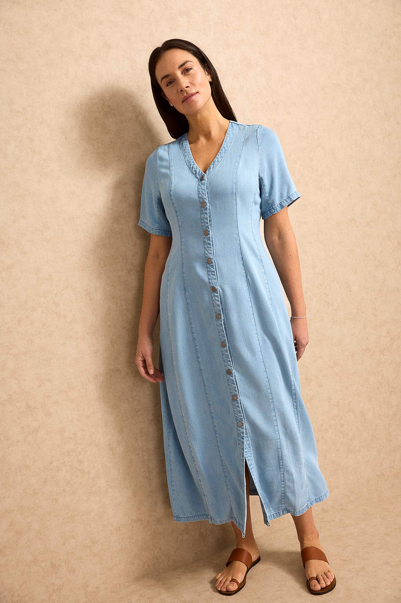 Ultrablød Premium denimkjole
