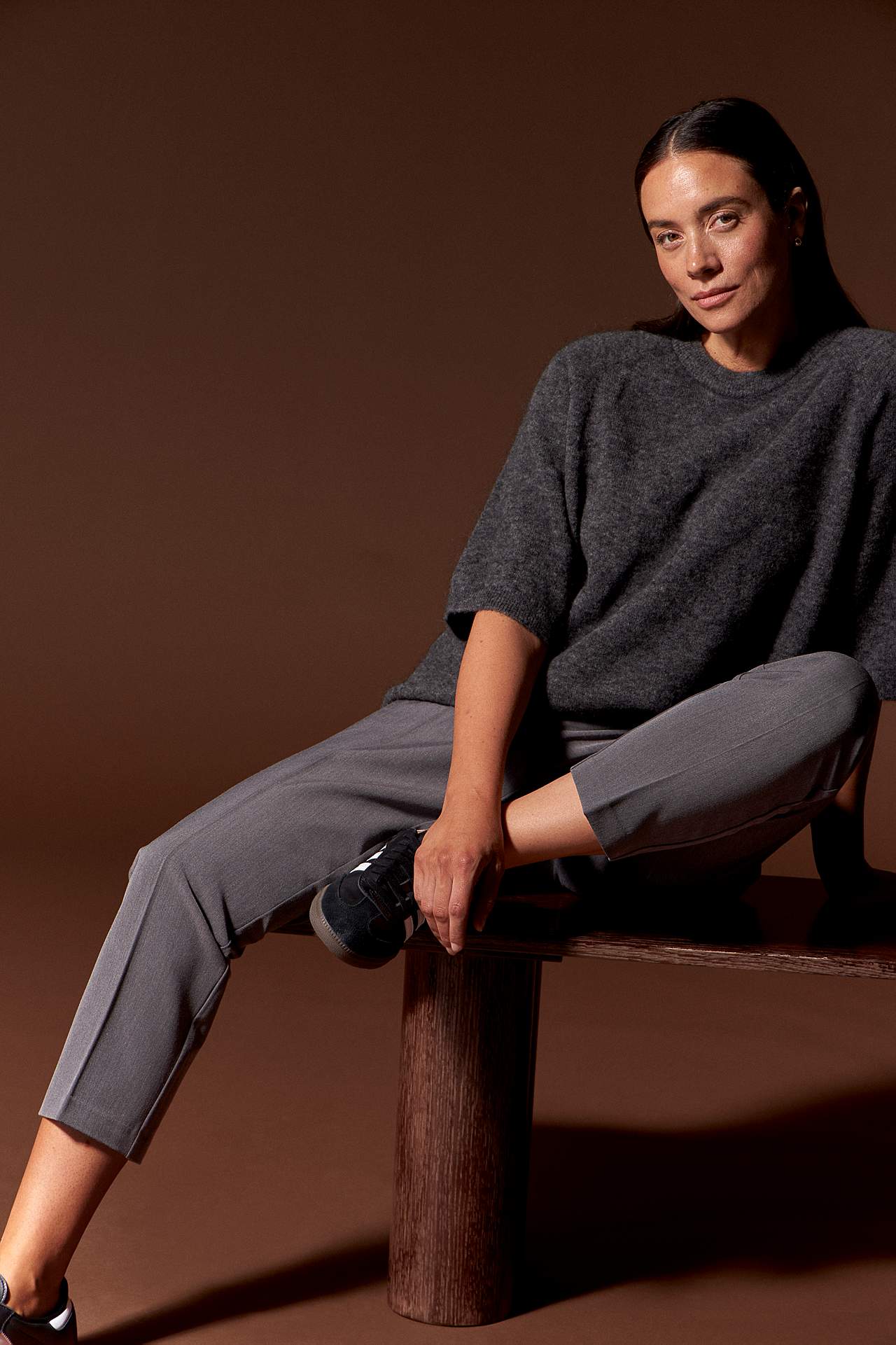 Top Premium i mohair- og uldblanding