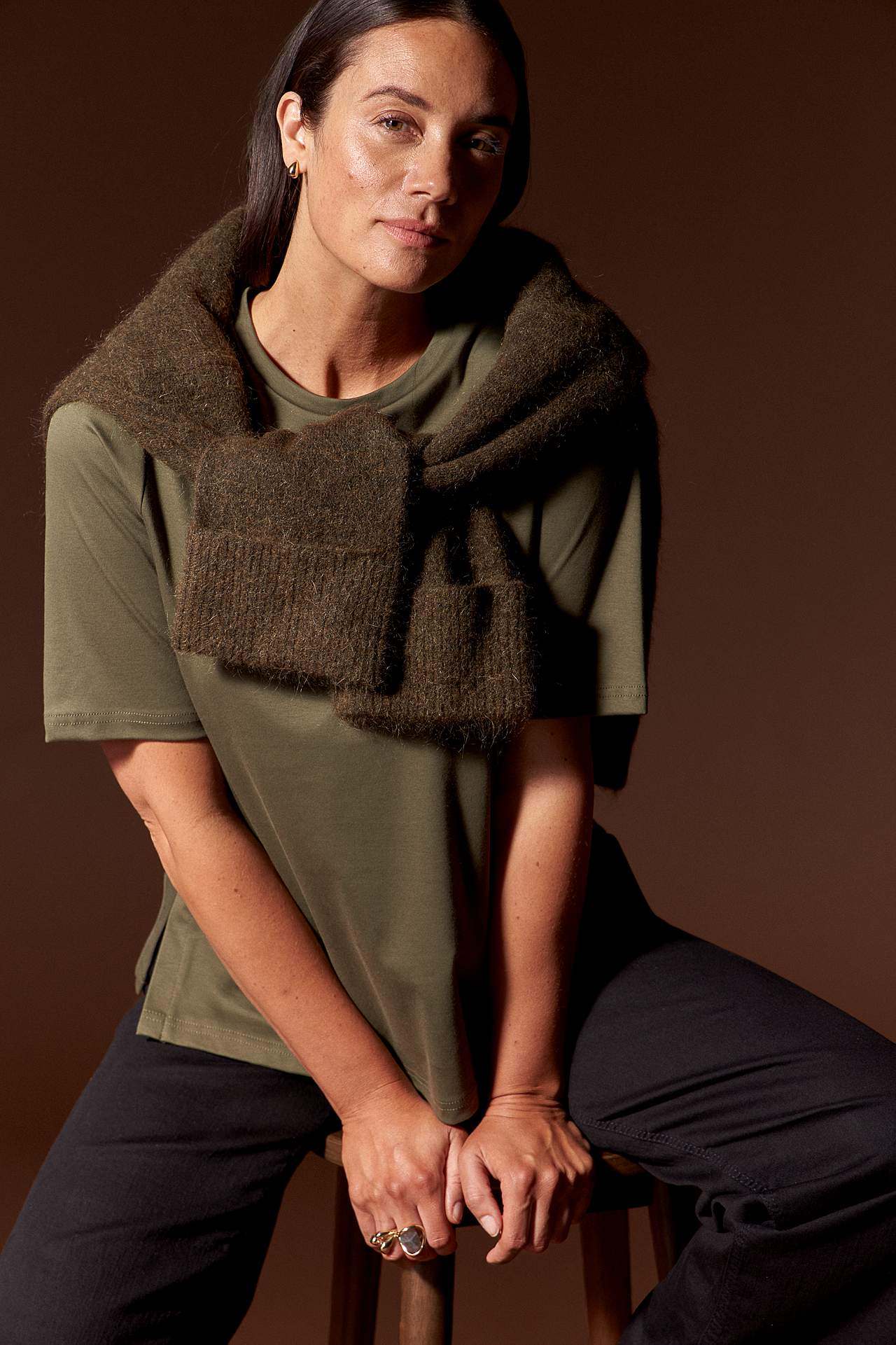 Elastisk Premium t-shirt