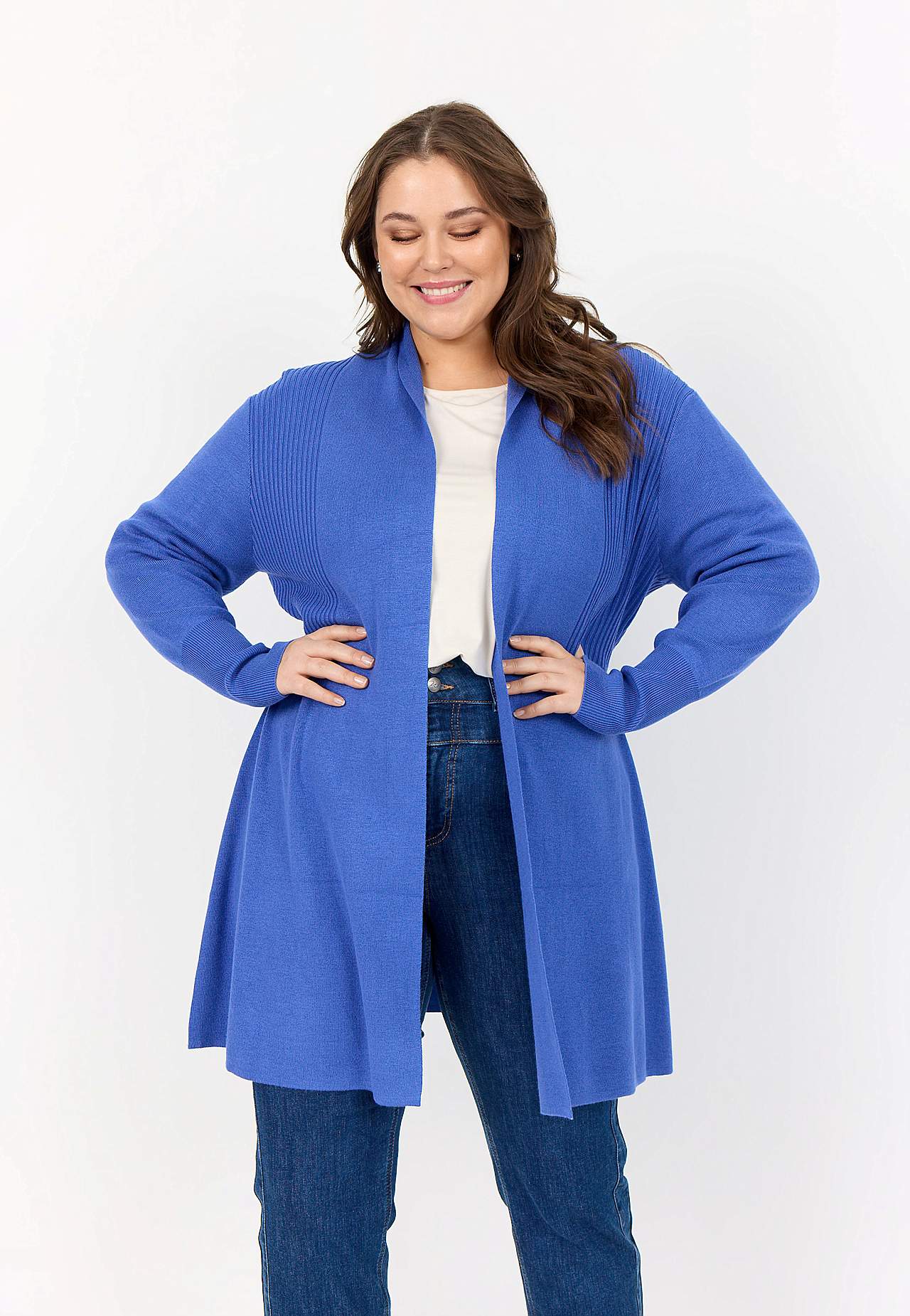 Fintstrikket cardigan