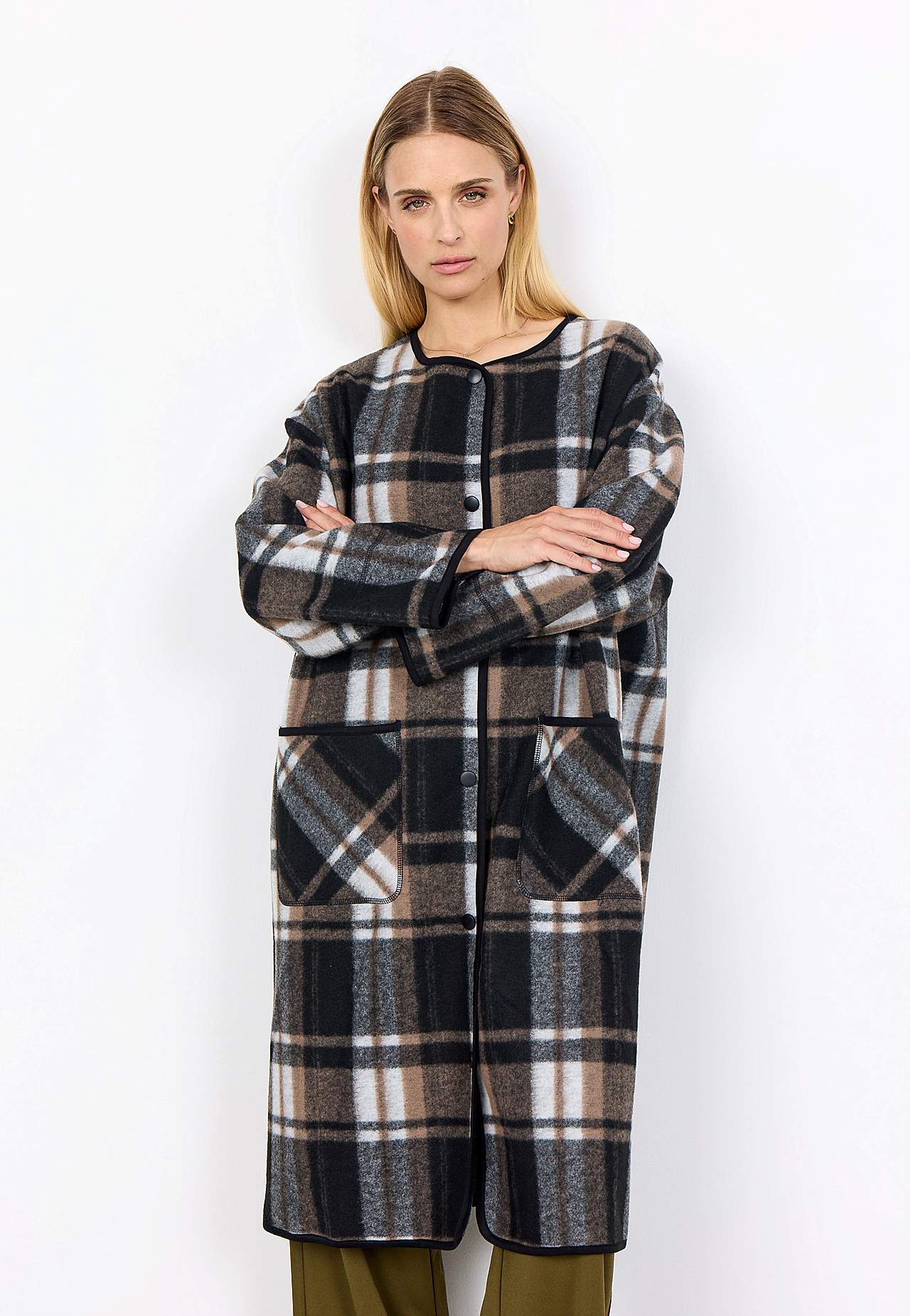 Filtet, ternet jakke