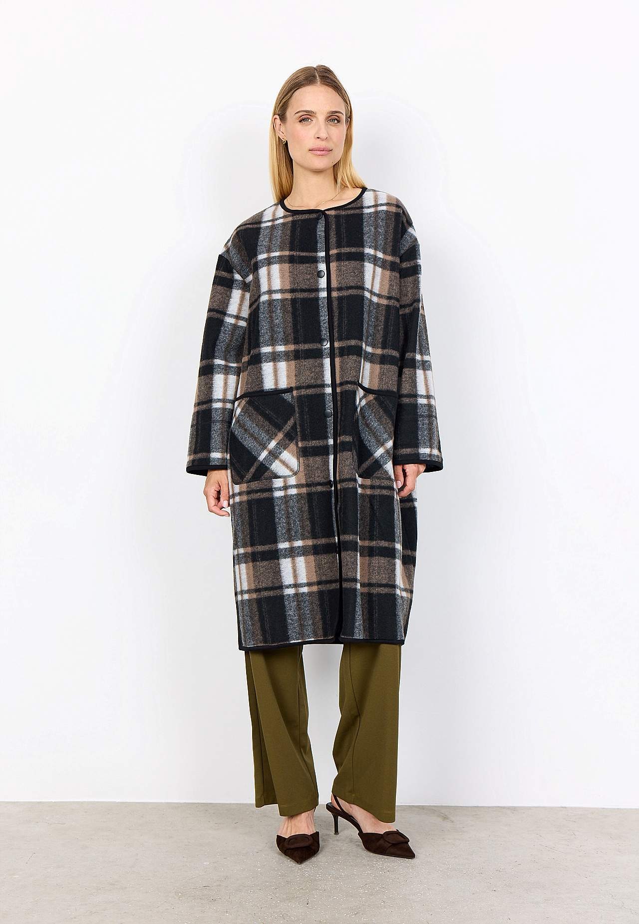 Filtet, ternet jakke