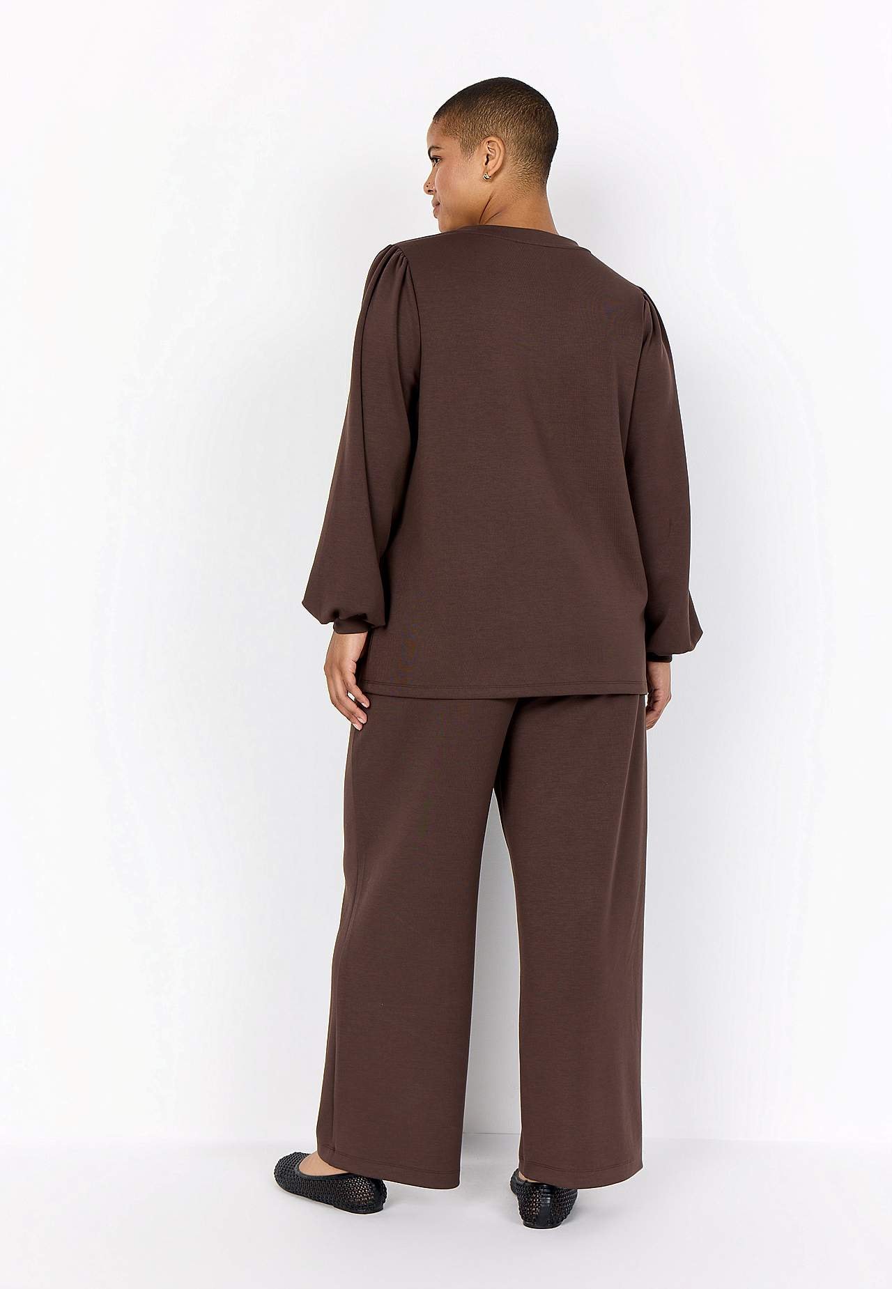 Superblød jerseytop i modalmiks