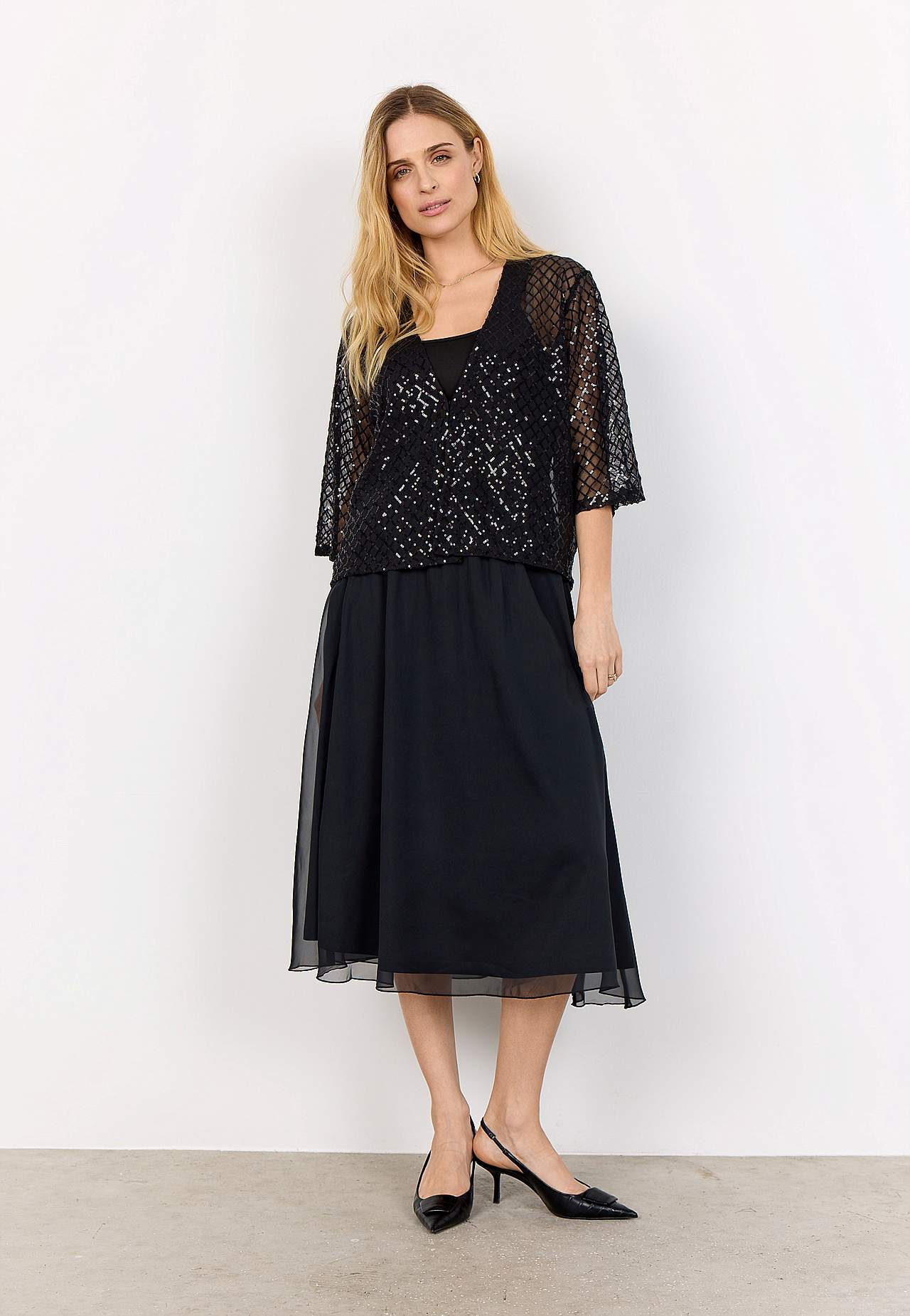 Elegant indendørsjakke med pailletter