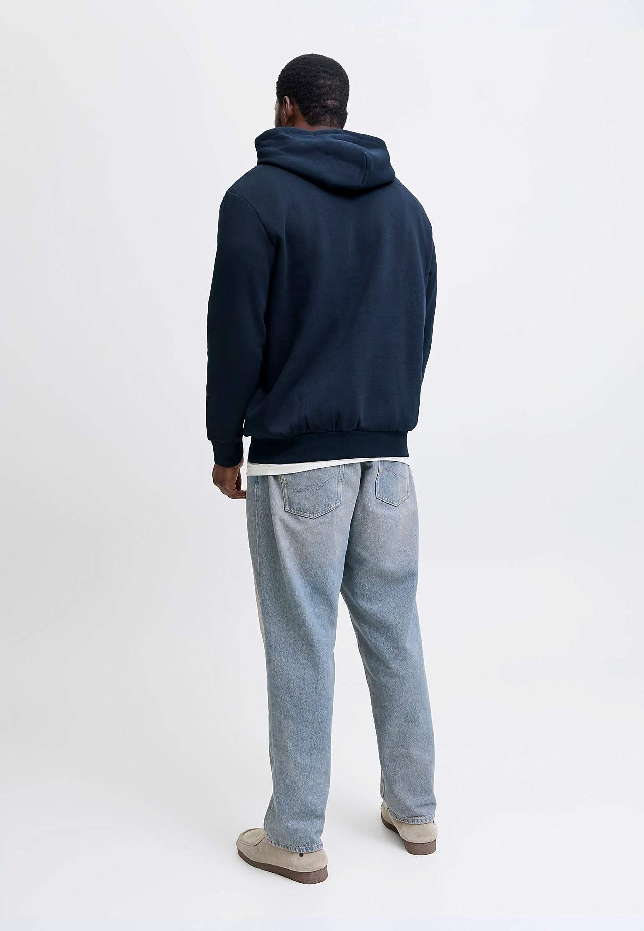 Hættetrøje med tryk