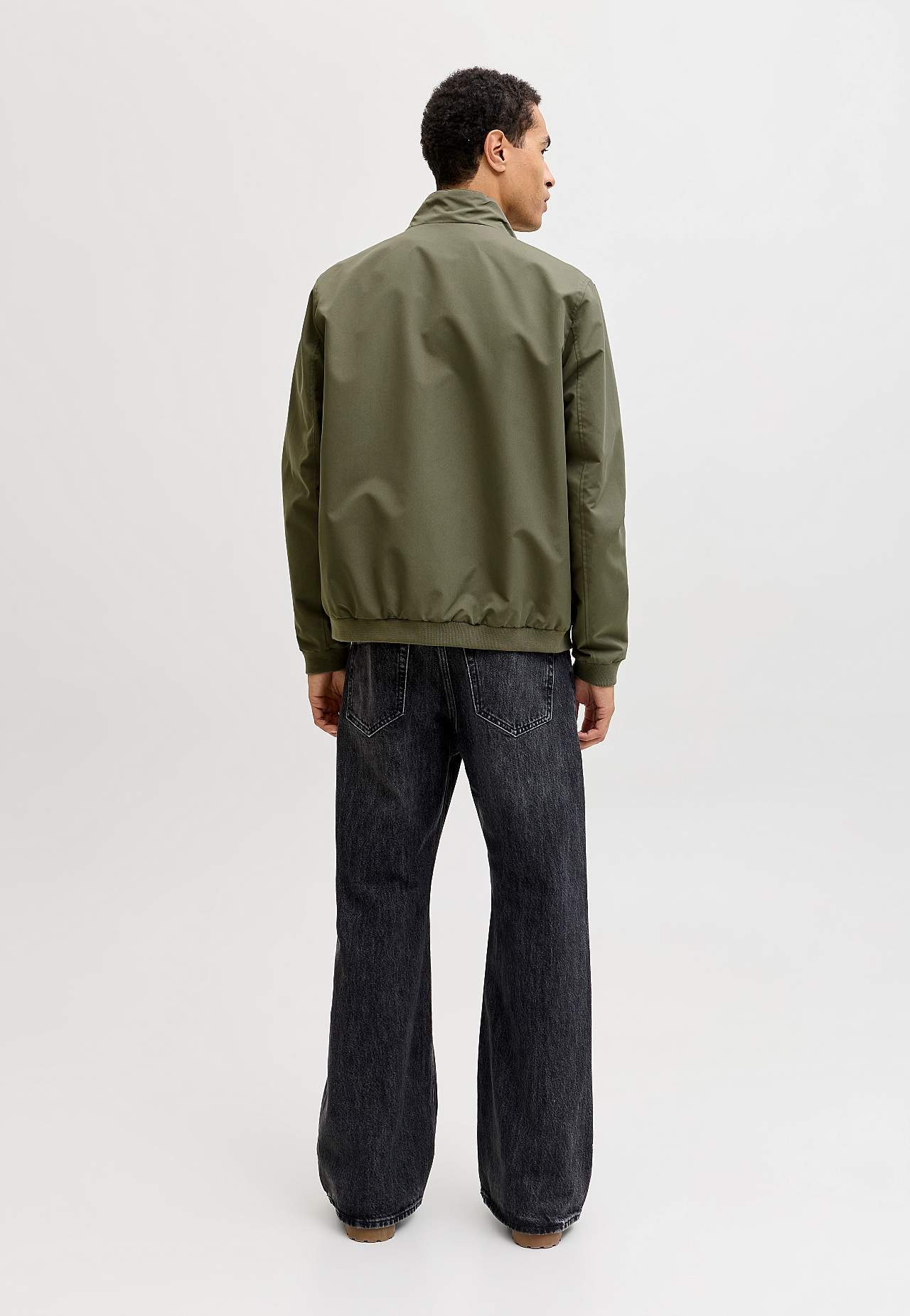 Bomberjakke med mat overflade