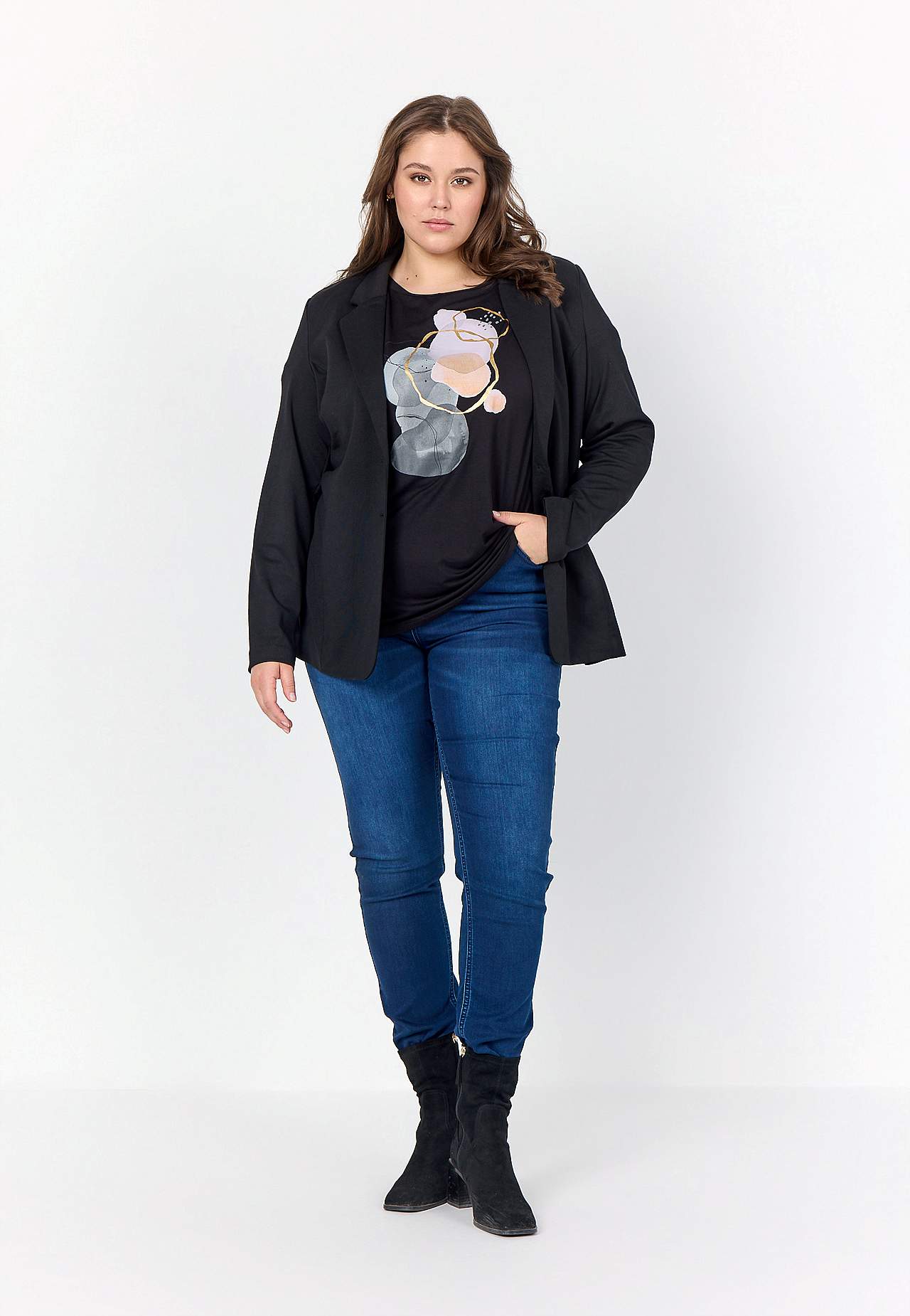 Komfortabel trikotjakke