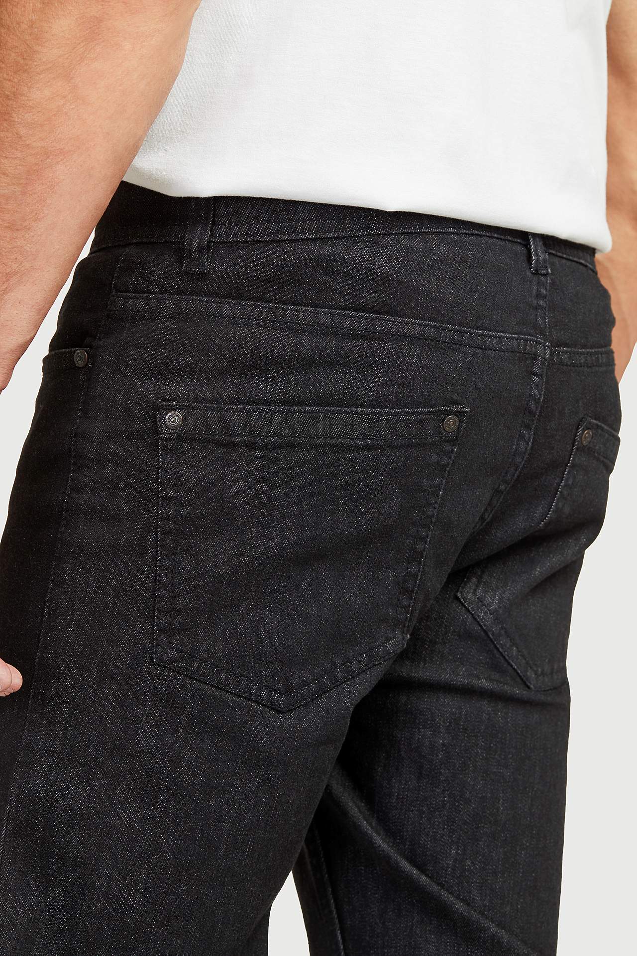 Lige jeans med stræk