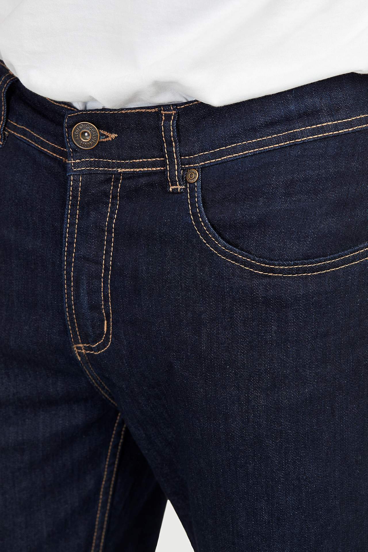 Lige jeans med stræk