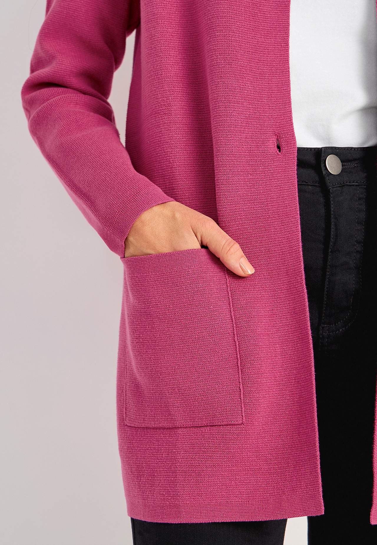 Cardigan i bomuld