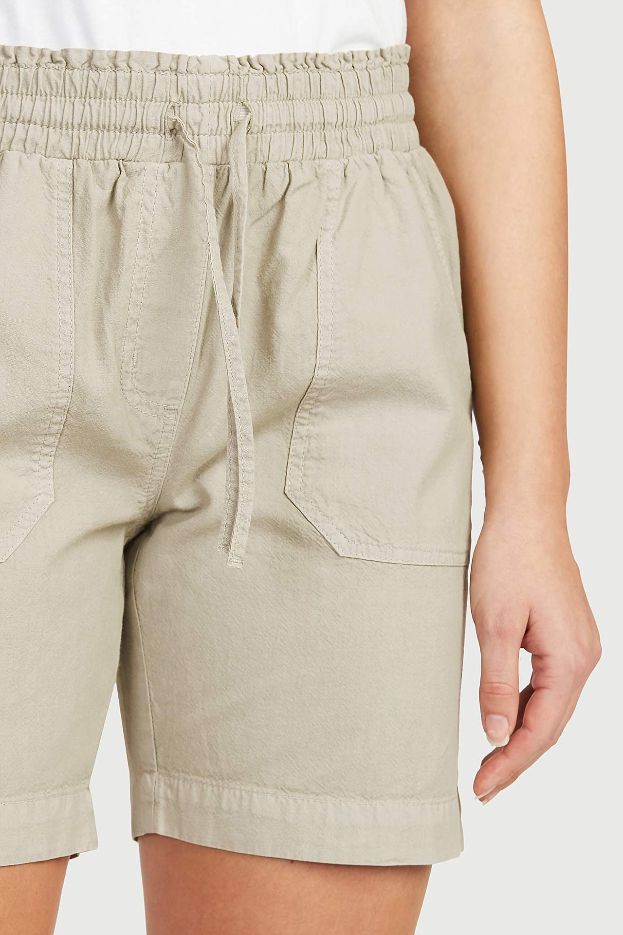 Shorts i vasket bomuld Jade