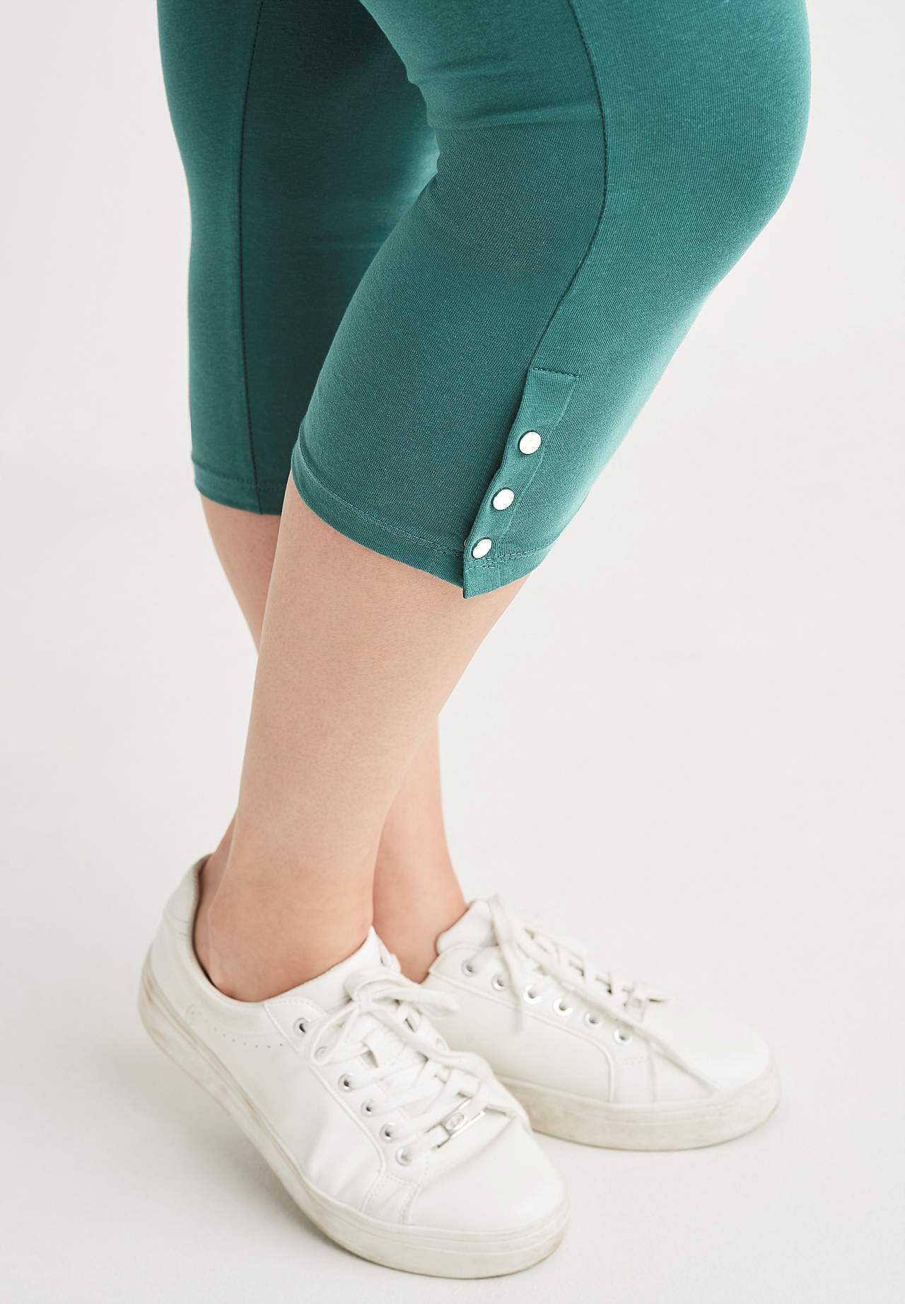 Capri leggings med dejlige knapdetaljer Milly 2-pack