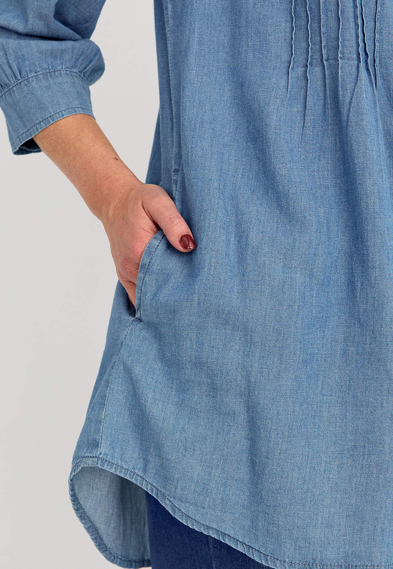 Tunika i denim Eivor