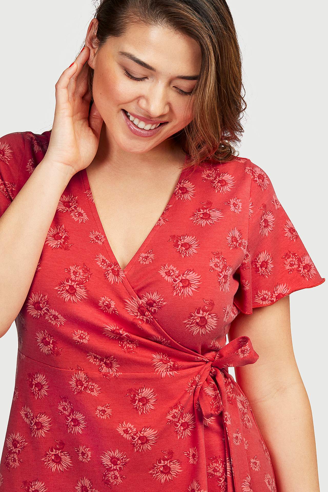 Blomstret slå-om top