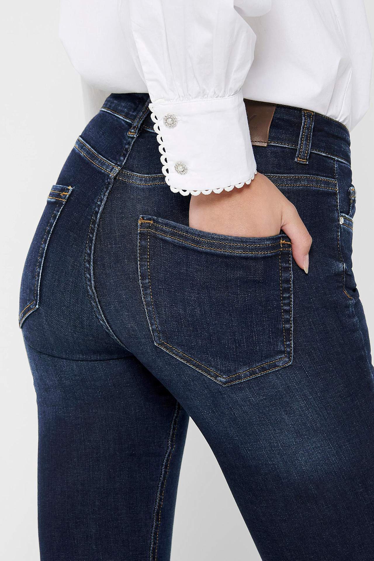Blush ankeljeans Skinny Blush