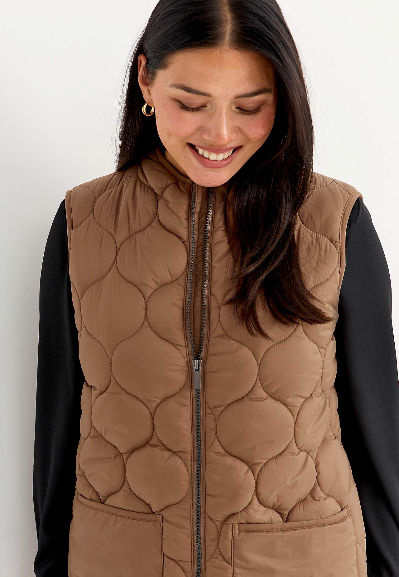 Quiltet vest