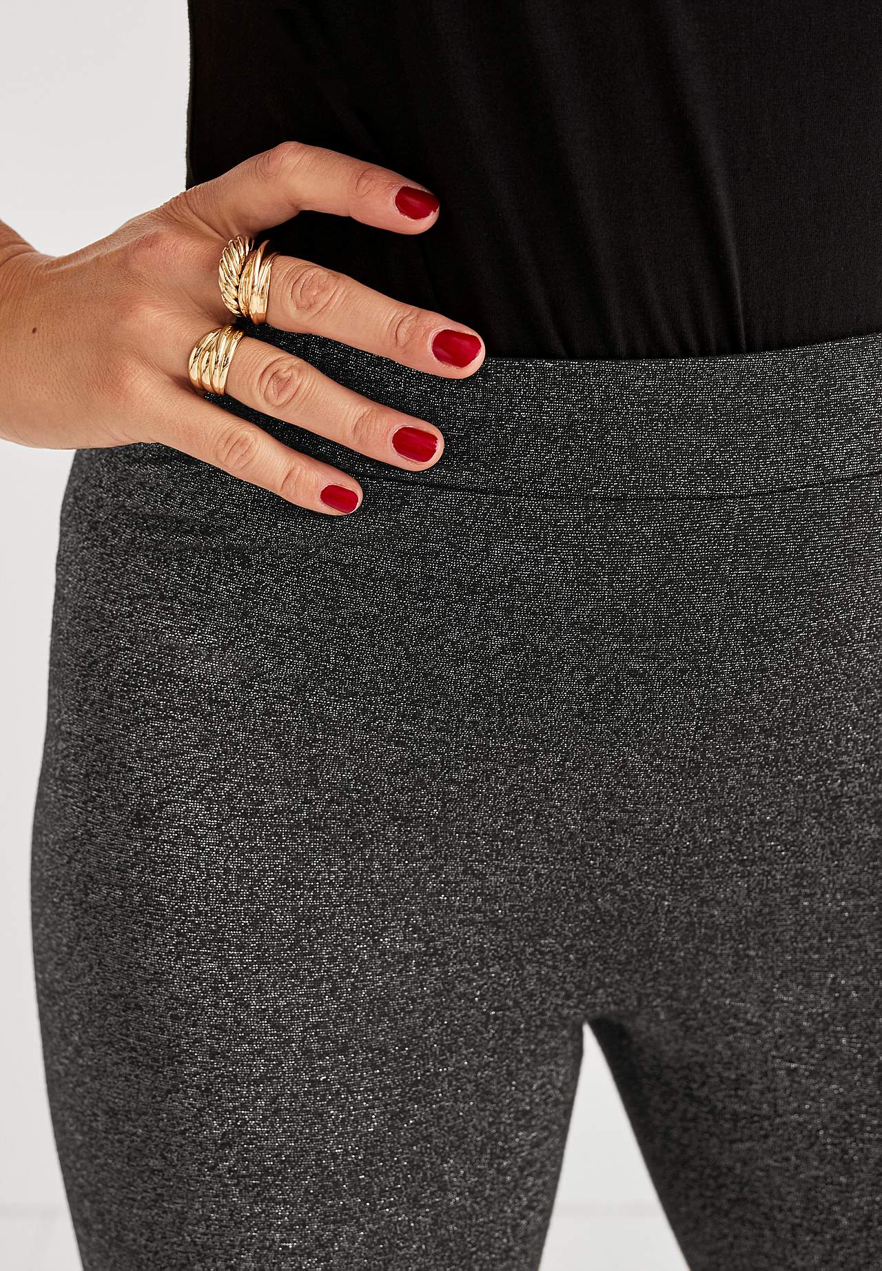 Glitrende leggings