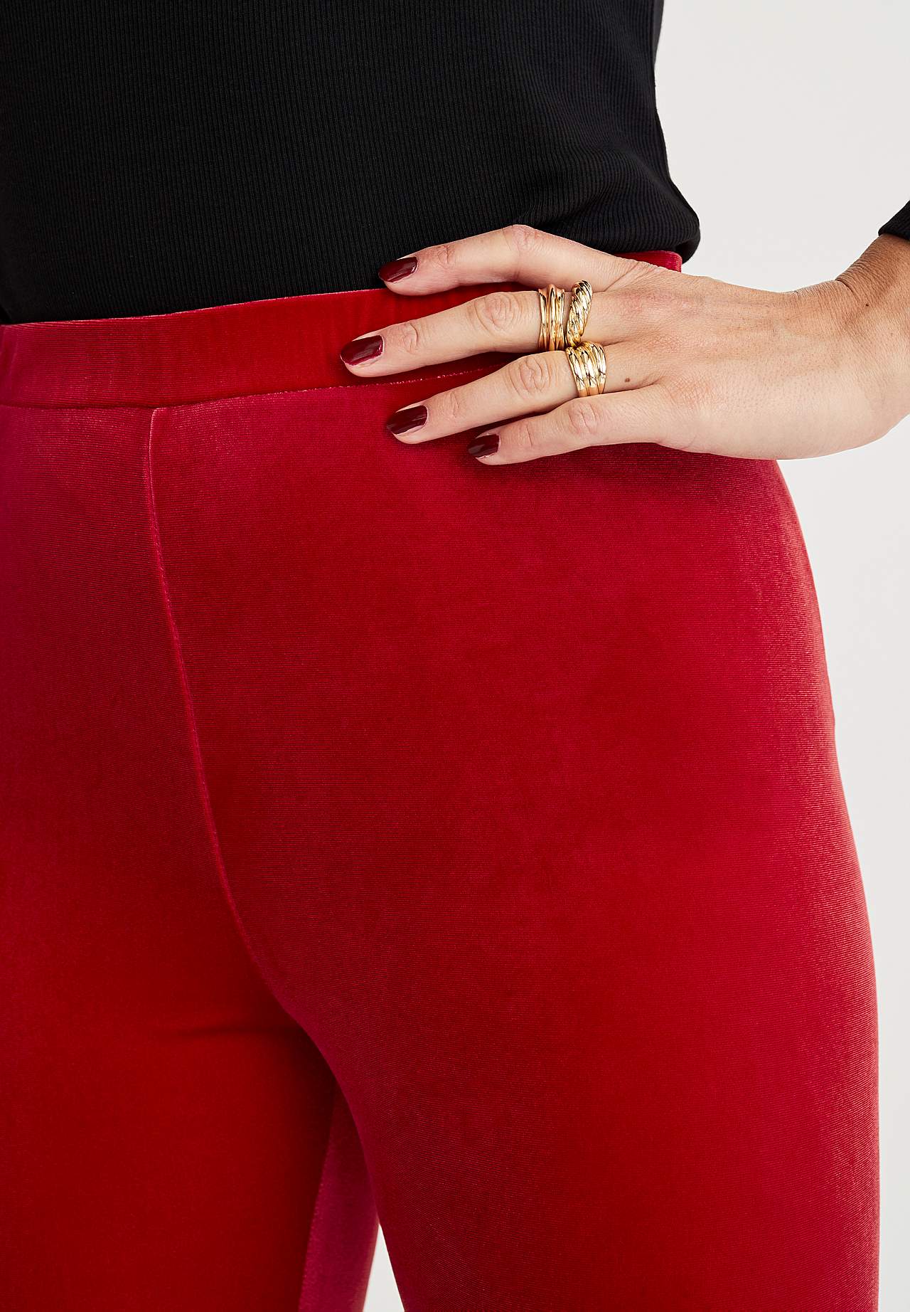 Leggings i fløjl