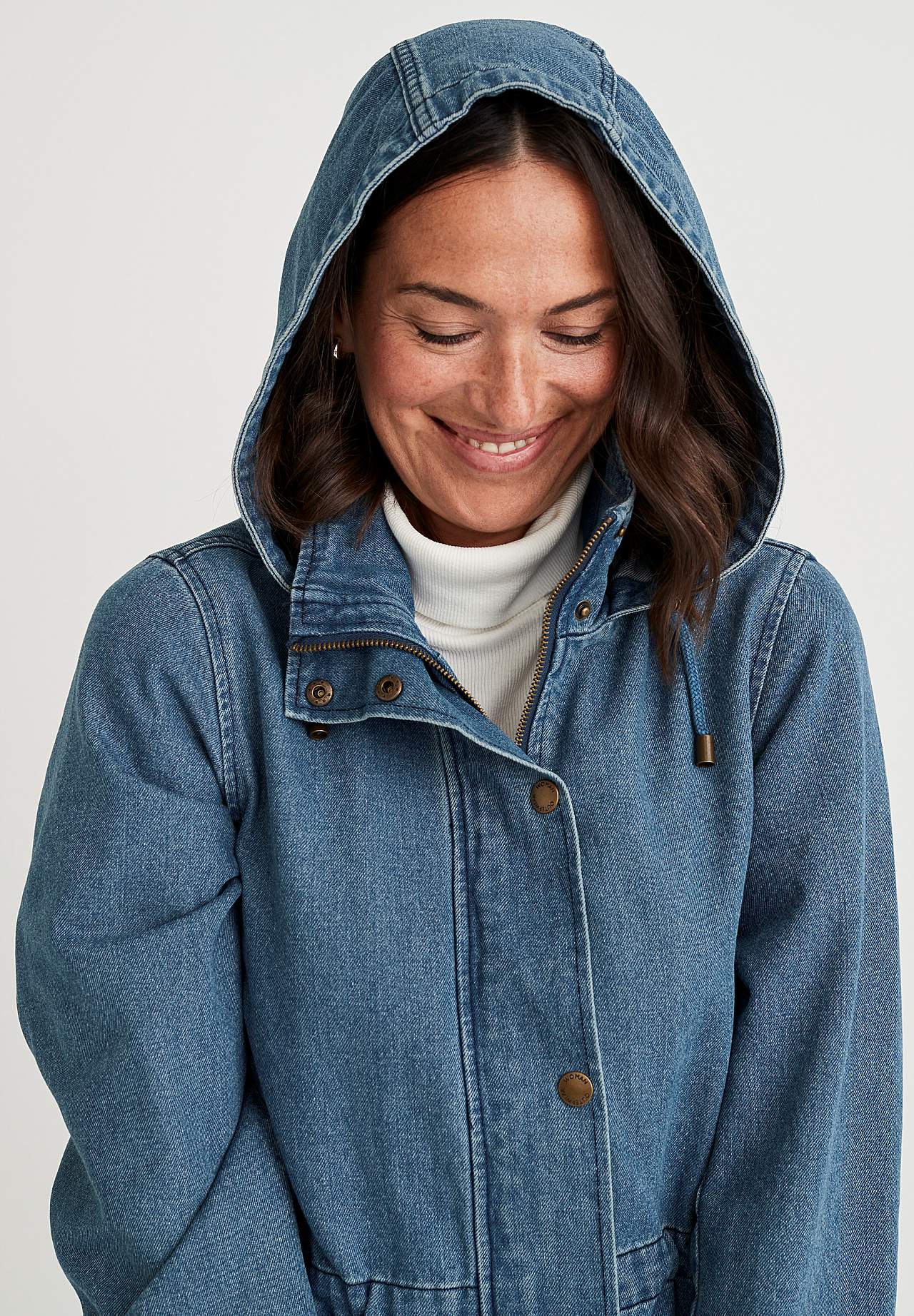 Parka i denim