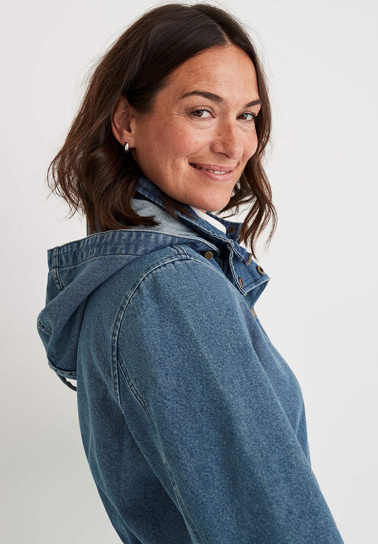 Parka i denim