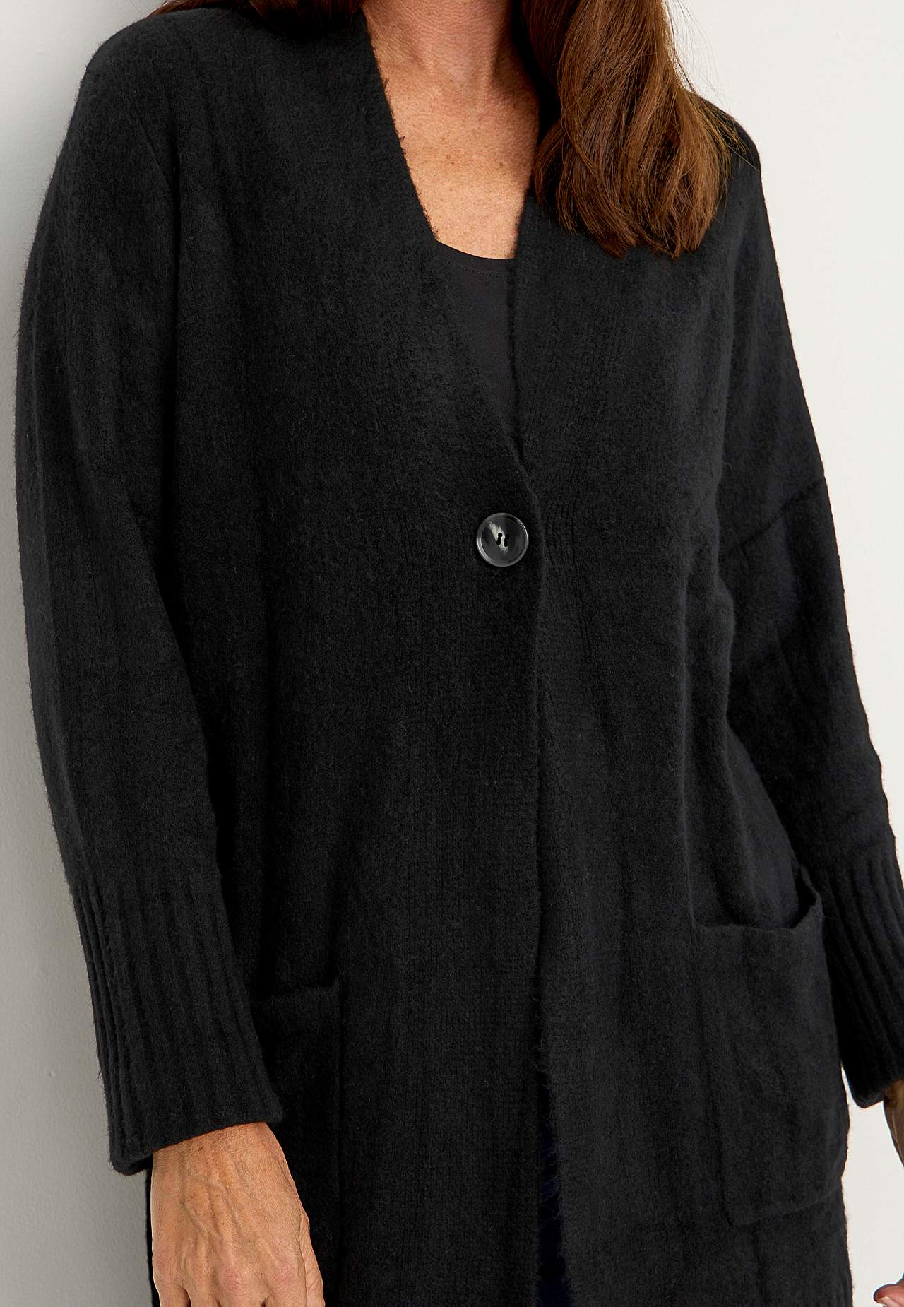 Blød, lang cardigan Harriet