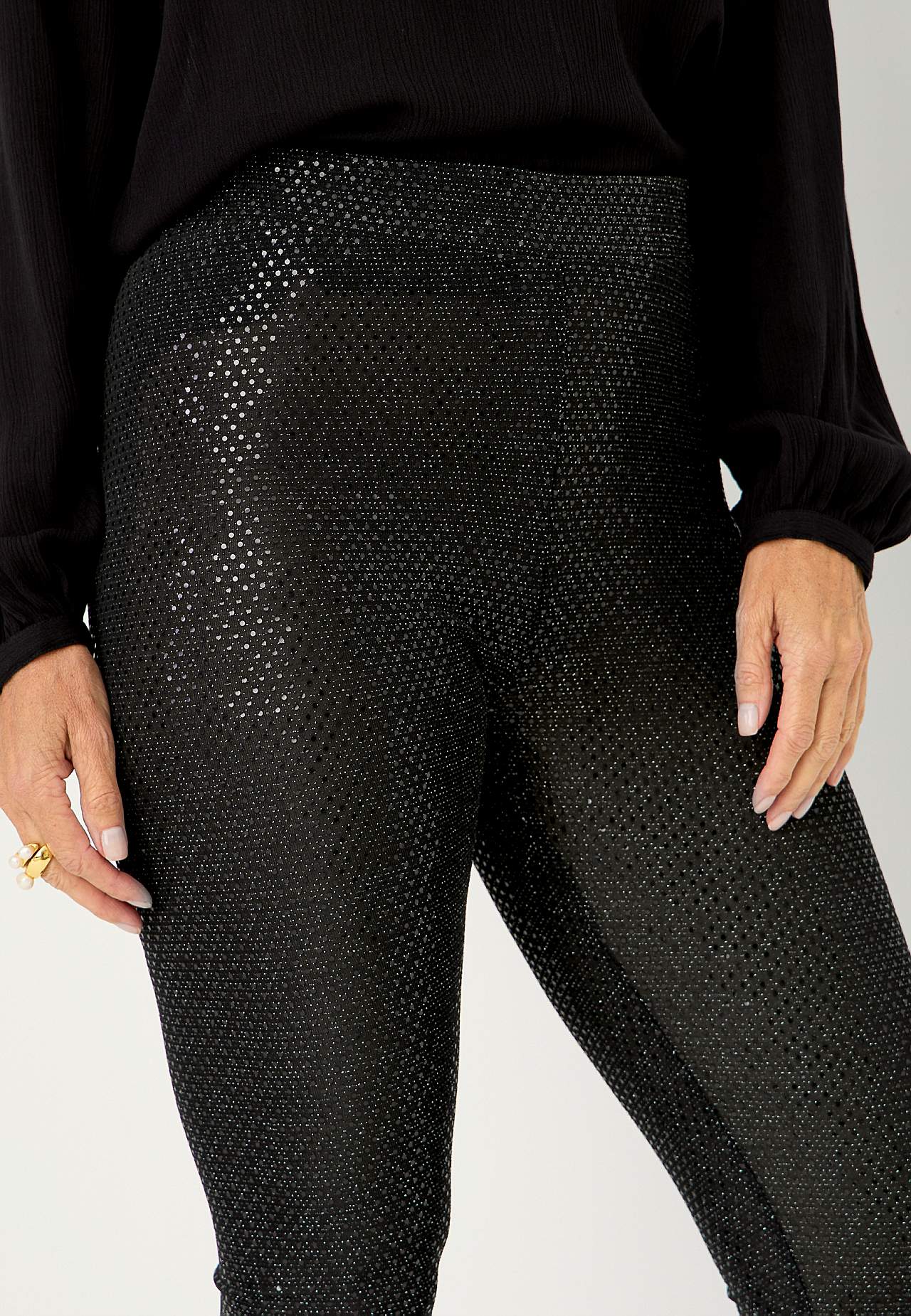 Leggings med pailleter